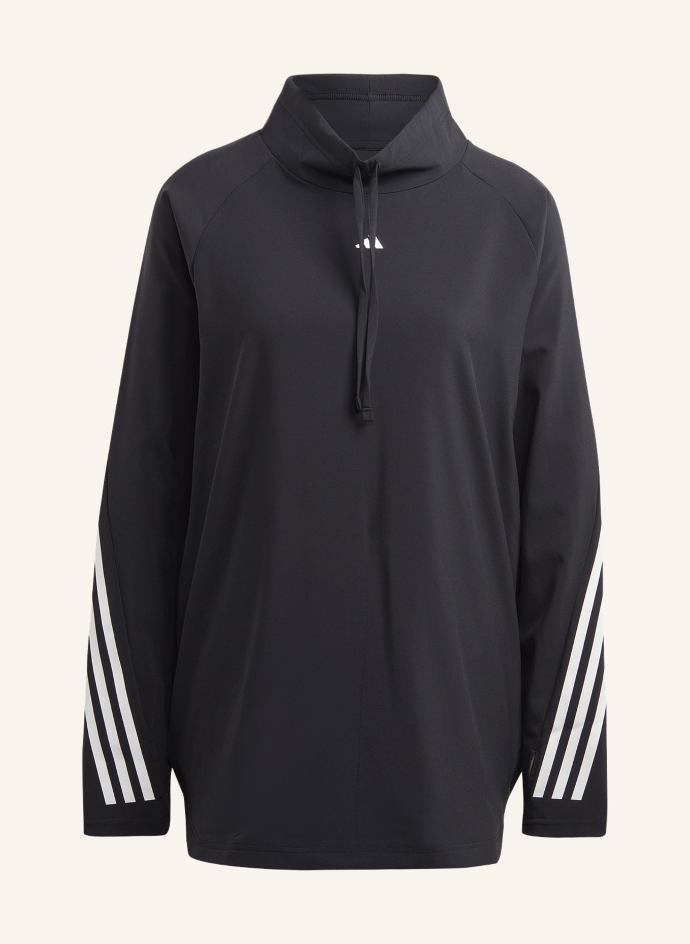 adidas Long sleeve shirt ICONS with mesh, Color: BLACK (Image 1)