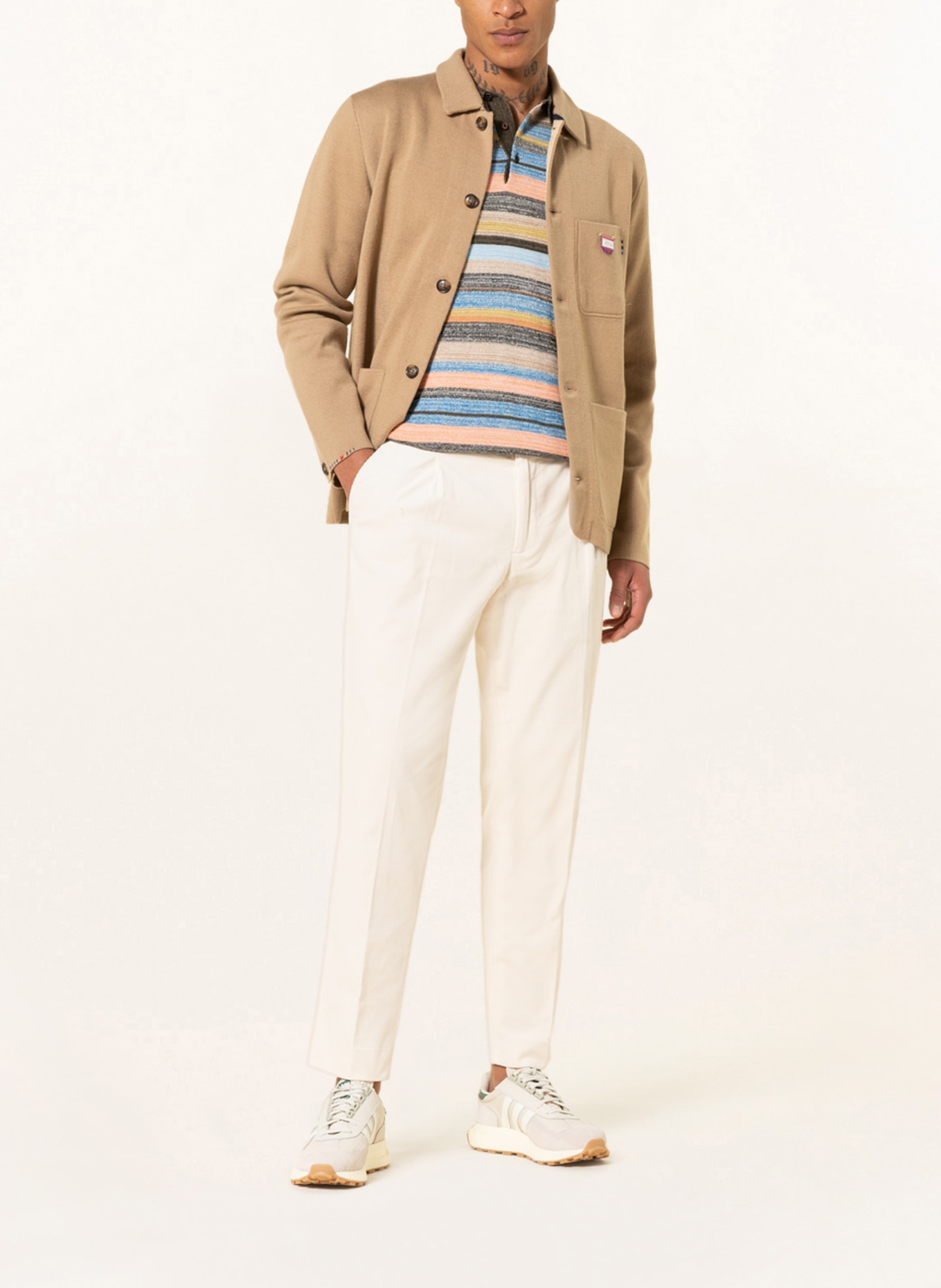 SCOTCH & SODA Corduroy trousers BLAKE regular slim fit, Color: CREAM (Image 2)