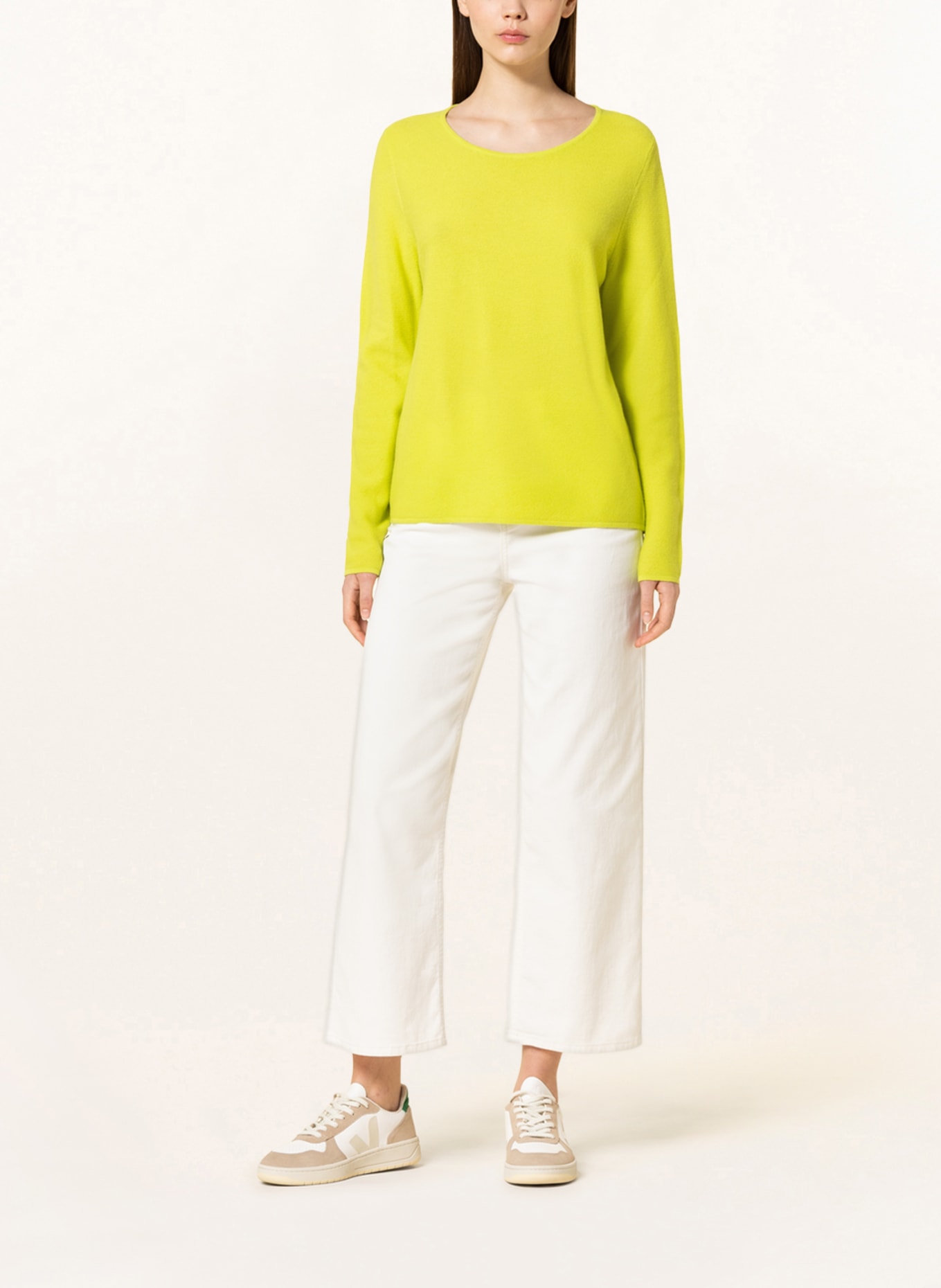 darling harbour Cashmere-Pullover, Farbe: LIME (Bild 2)