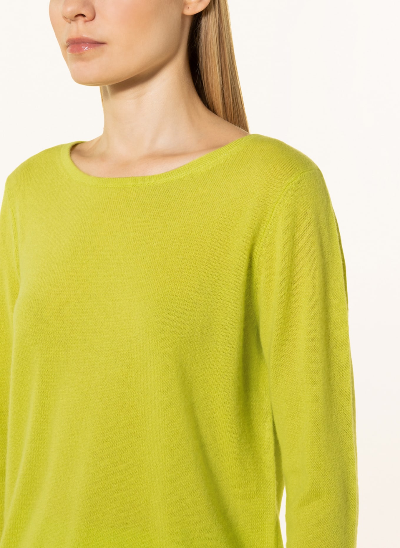 darling harbour Cashmere-Pullover, Farbe: LIME (Bild 4)