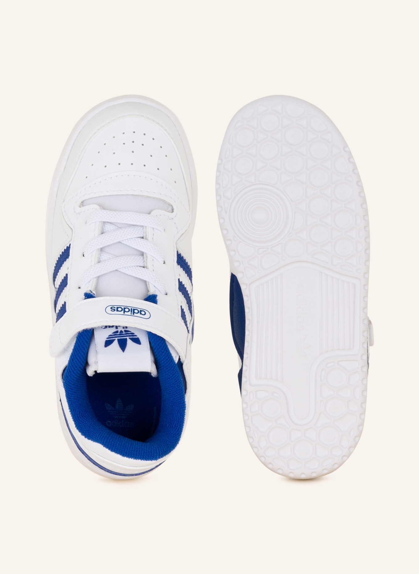 adidas Originals Sneaker FORUM LOW I, Farbe: WEISS/ BLAU (Bild 5)