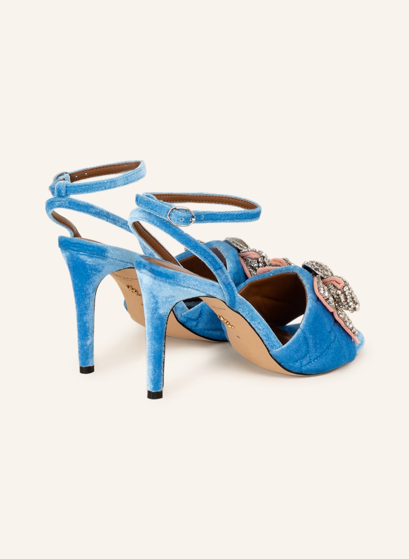 KURT GEIGER Sandals KENSINGTON with decorative gems , Color: LIGHT BLUE (Image 2)