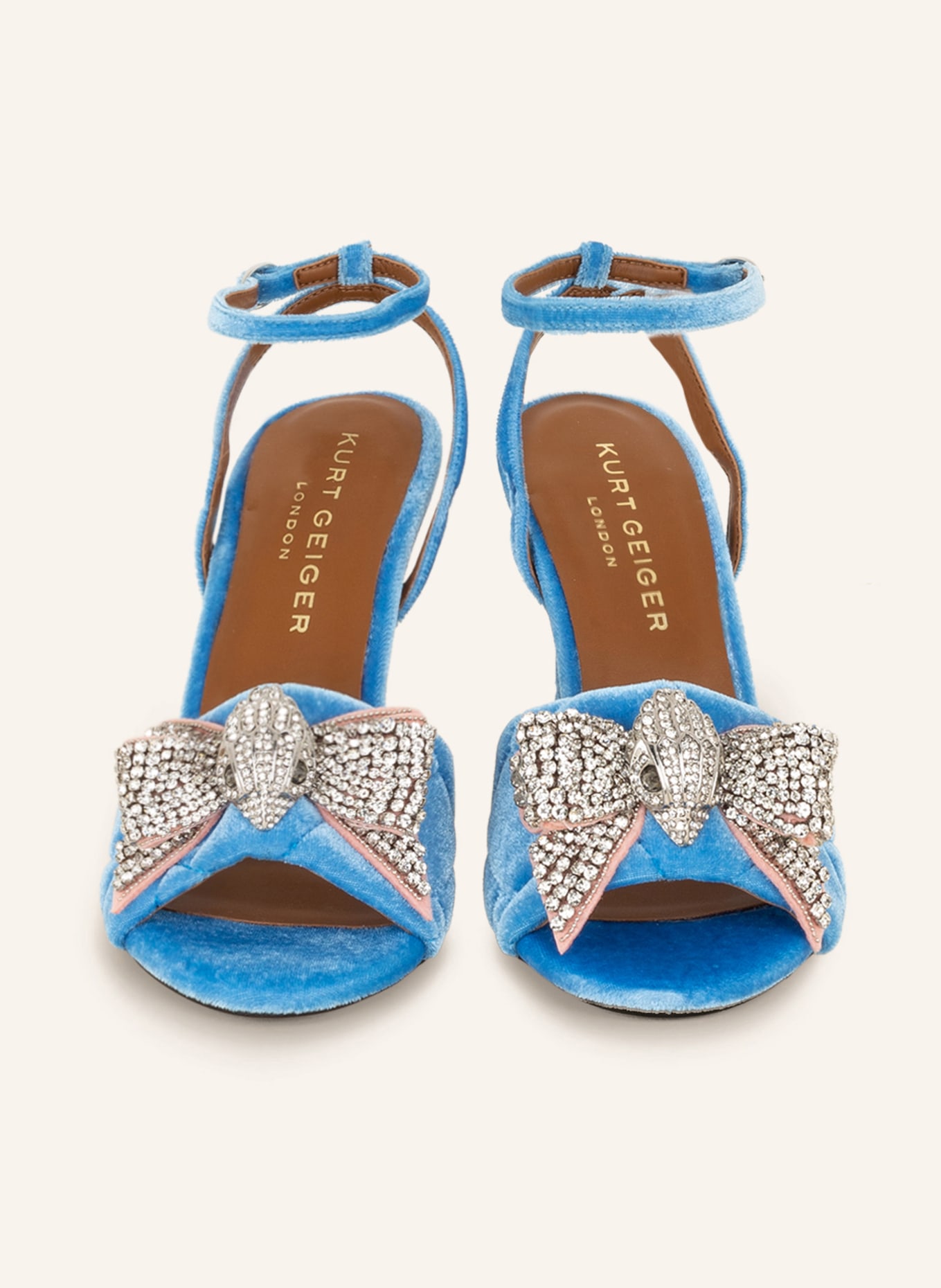 KURT GEIGER Sandals KENSINGTON with decorative gems , Color: LIGHT BLUE (Image 3)