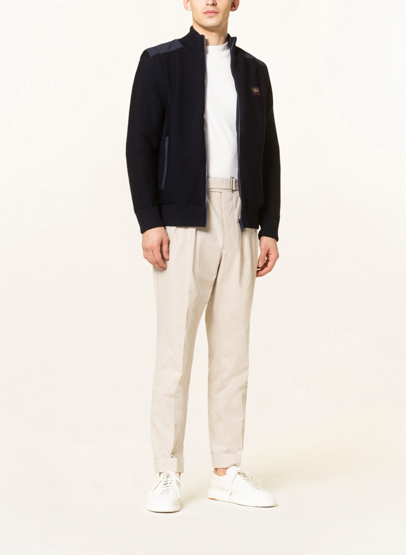 PAUL & SHARK Oboustranný pletený kabátek s odnímatelným límcem , Barva: TMAVĚ MODRÁ (Obrázek 2)