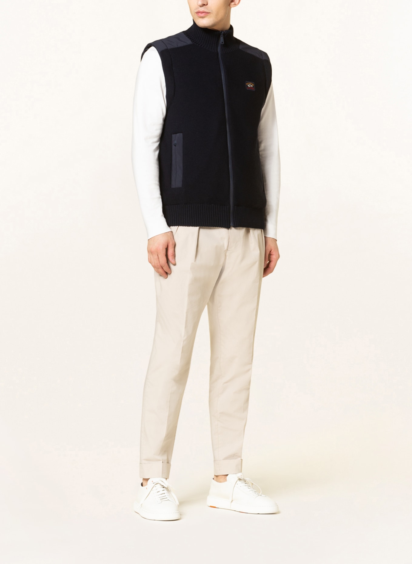PAUL & SHARK Oboustranný pletený kabátek s odnímatelným límcem , Barva: TMAVĚ MODRÁ (Obrázek 4)