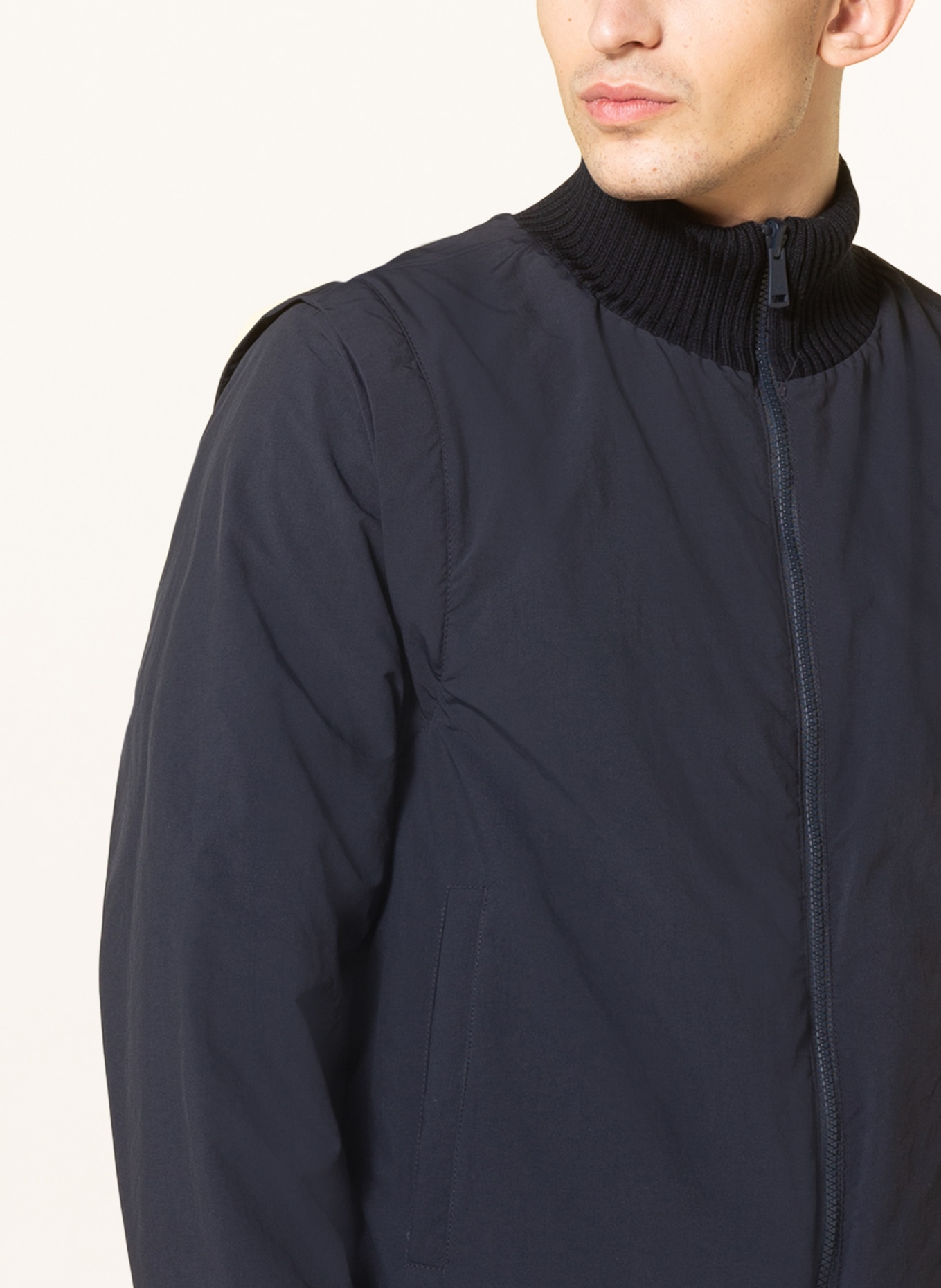 PAUL & SHARK Oboustranný pletený kabátek s odnímatelným límcem , Barva: TMAVĚ MODRÁ (Obrázek 7)