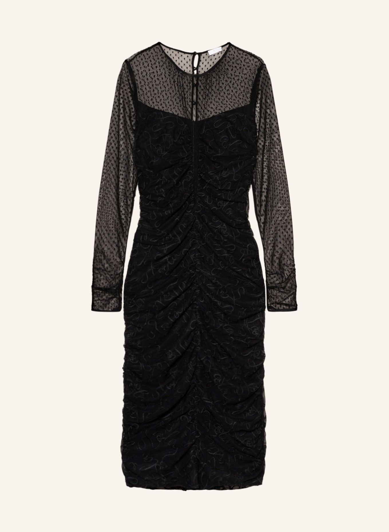 Lala Berlin DYMOND mesh dress , Color: BLACK (Image 1)