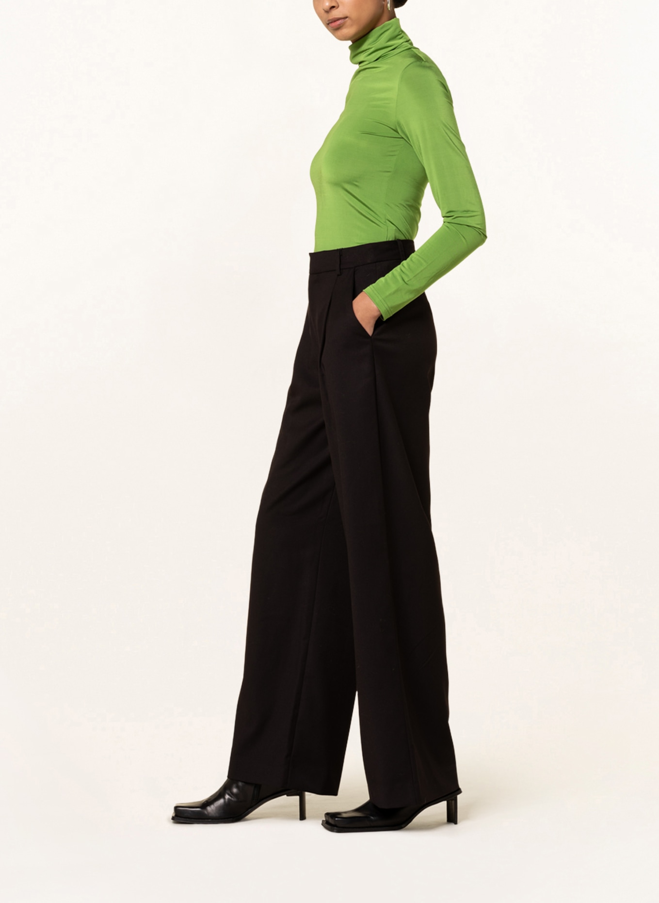 GESTUZ Marlenehose PAULAGZ: SCHWARZ