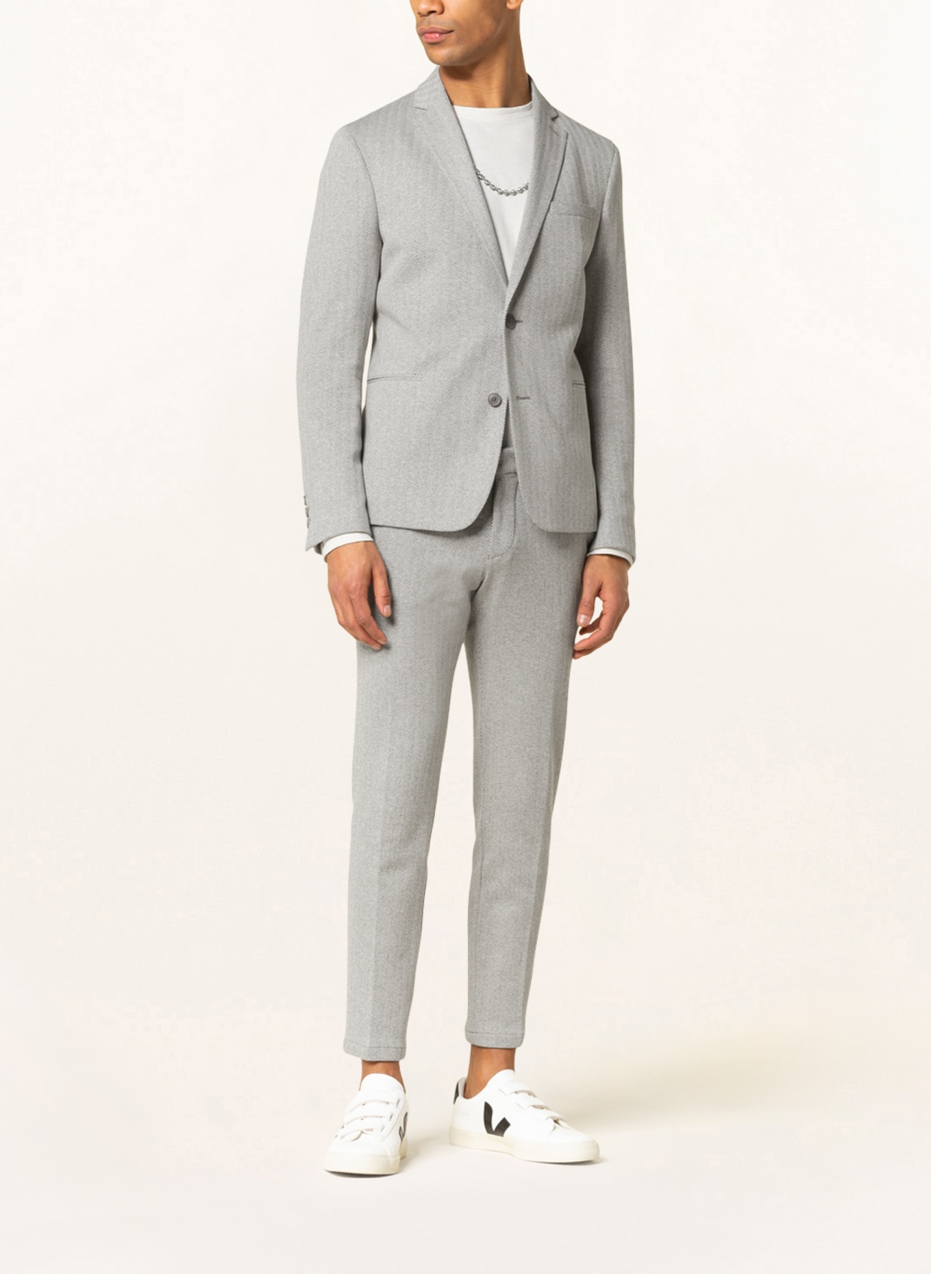 DRYKORN Suit jacket HURLEY extra slim fit, Color: GRAY/ LIGHT GRAY (Image 2)