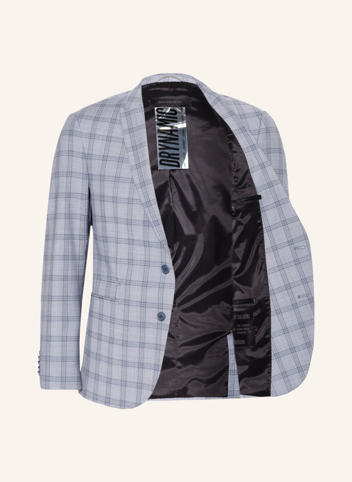 DRYKORN Oblekové sako IRVING Extra Slim Fit: TMAVĚ MODRÁ / MODRÁ