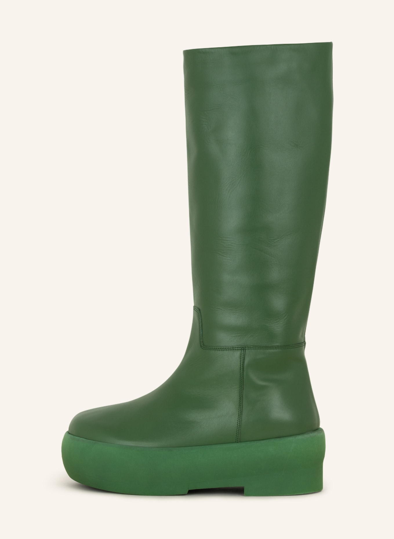 GIA BORGHINI Platform boots GIA 16: GREEN