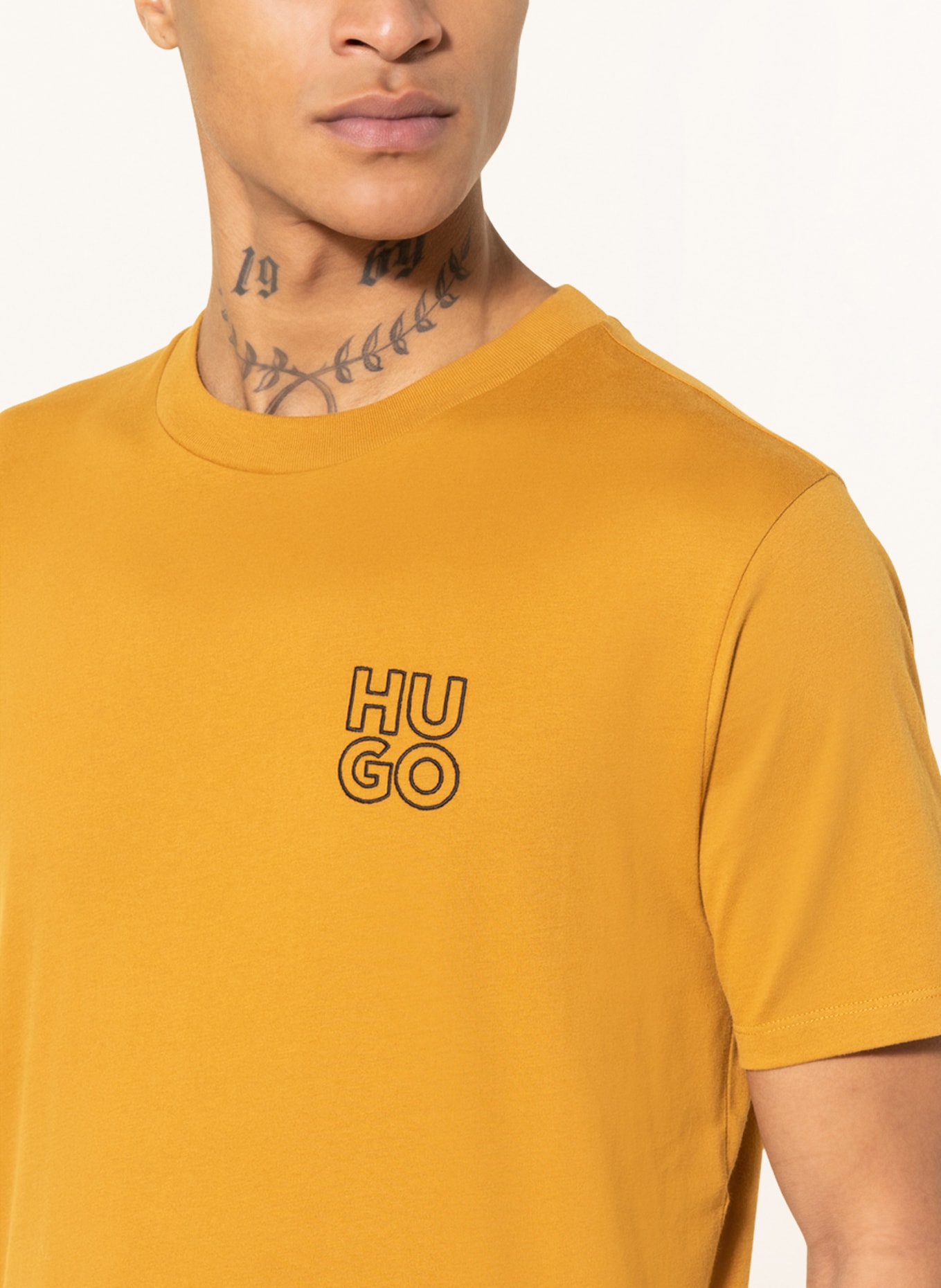 HUGO T-Shirt DAIMAN , Farbe: ORANGE (Bild 4)
