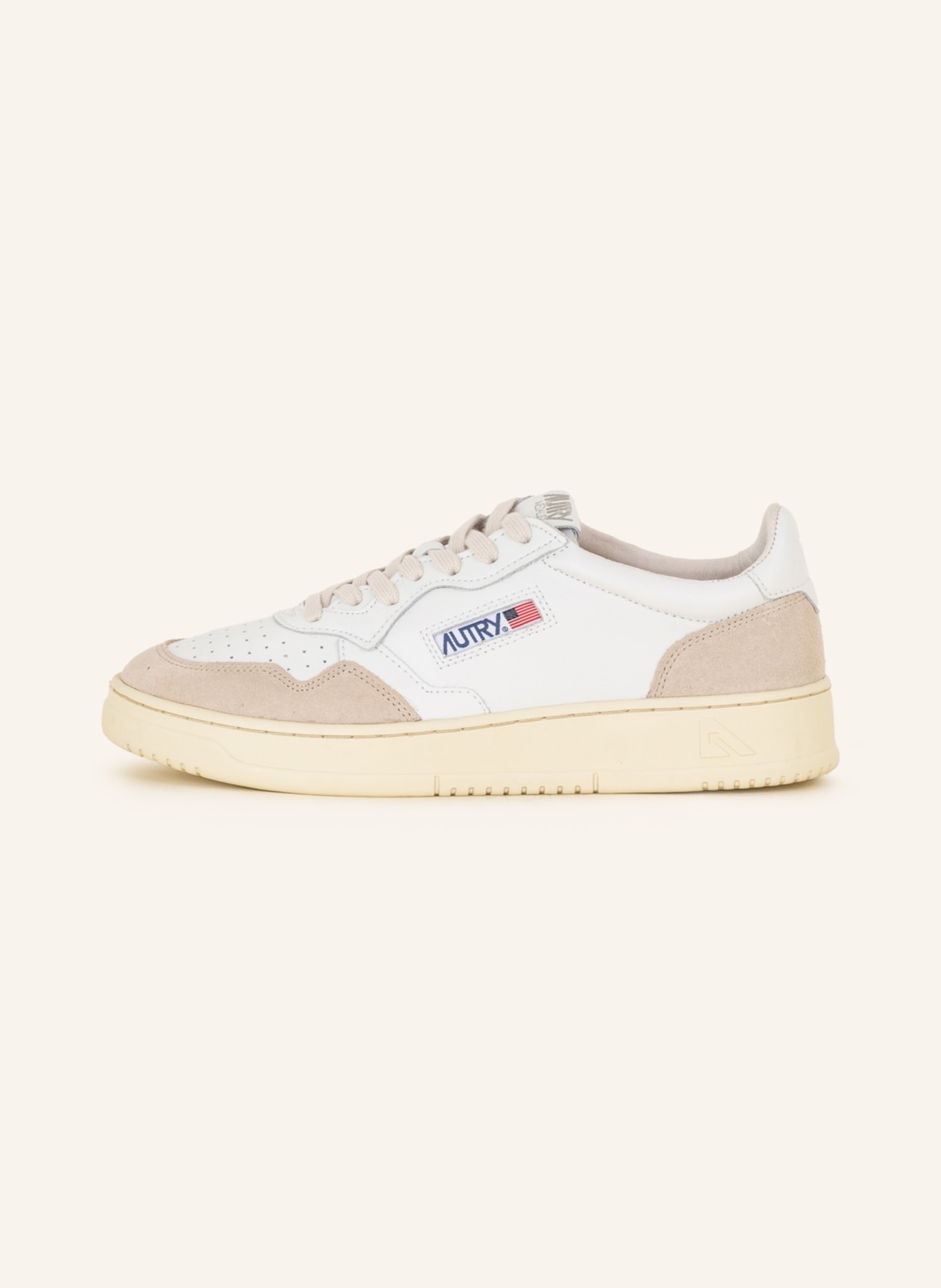 AUTRY Sneakers MEDALIST LOW, Color: WHITE/ BEIGE (Image 4)