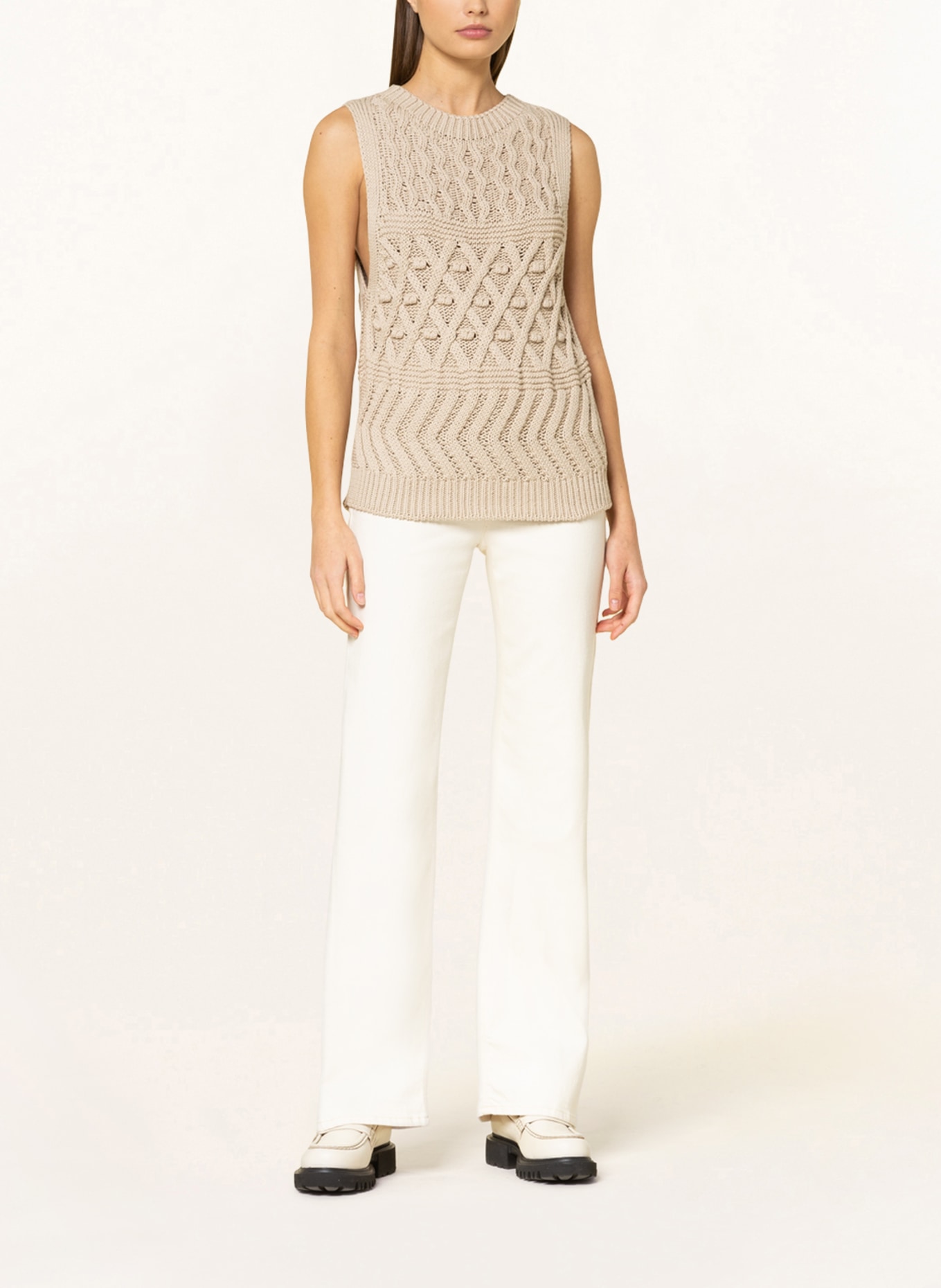RIANI Sweater vest, Color: LIGHT BROWN (Image 2)