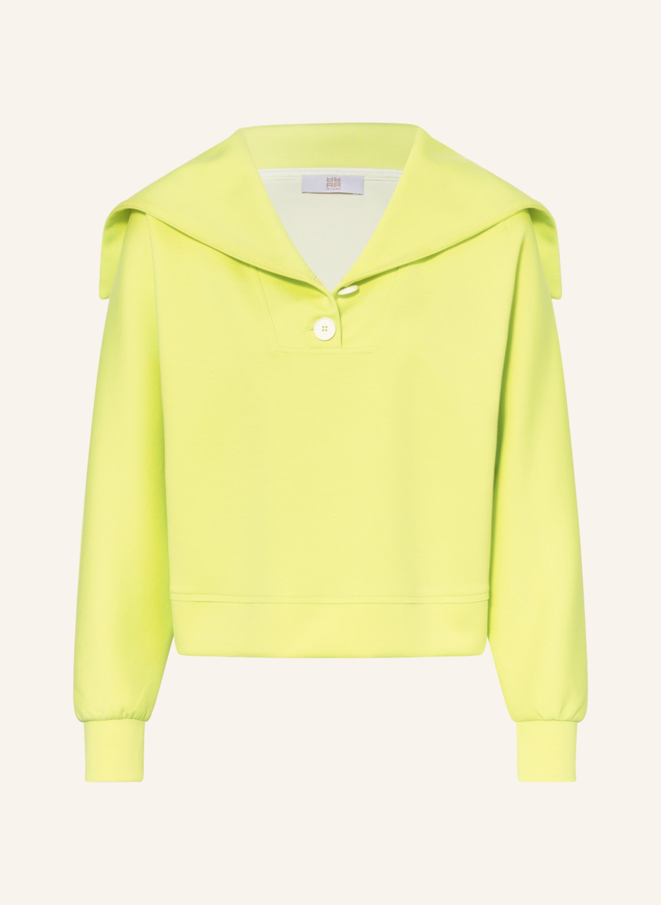 RIANI Jersey half-zip sweater, Color: YELLOW (Image 1)