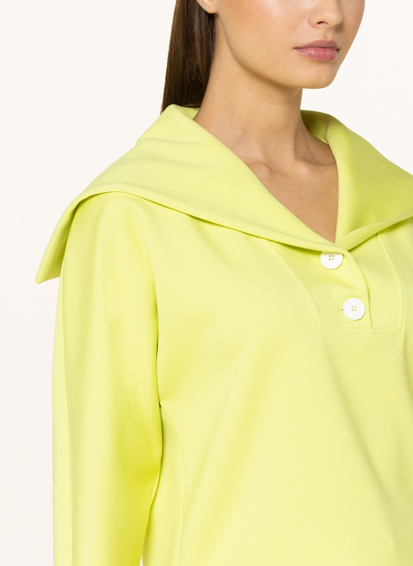 RIANI Jersey half-zip sweater, Color: YELLOW (Image 4)