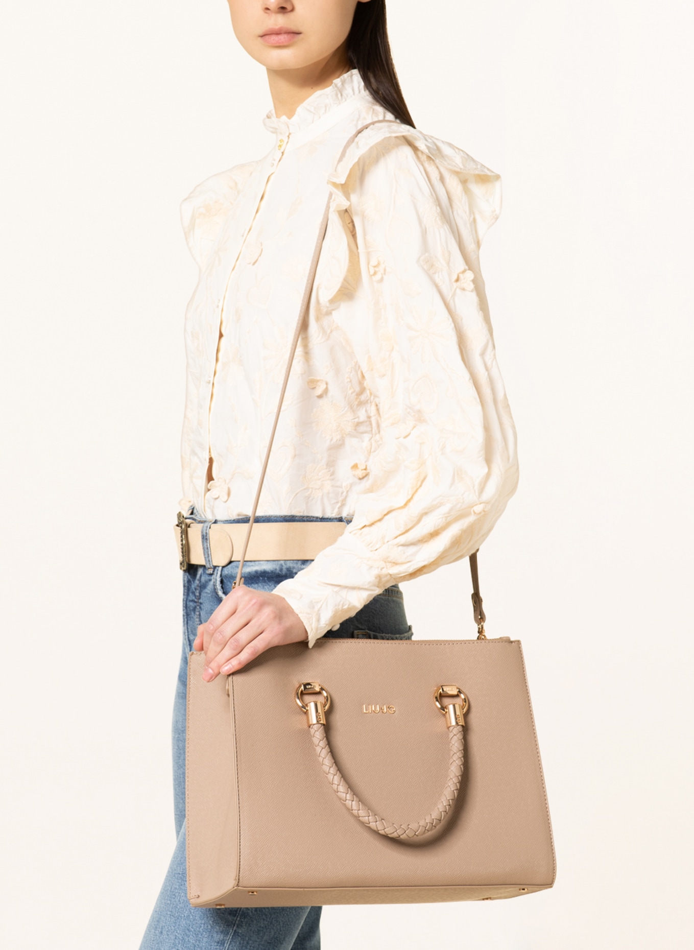 LIU JO Handbag, Color: BEIGE (Image 4)