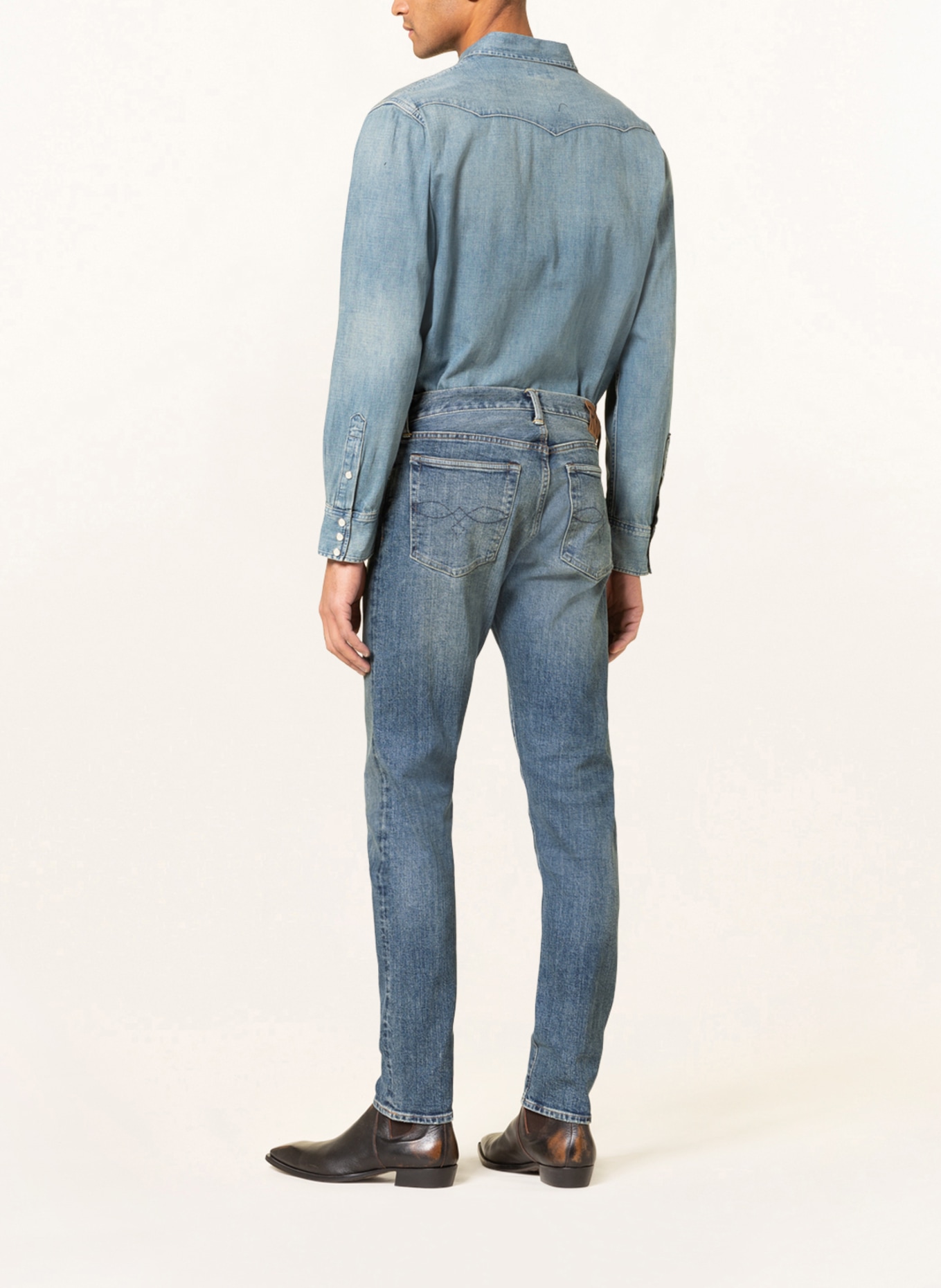 RRL Jeans Slim Fit, Farbe: 001 EAKINS WASH (Bild 3)