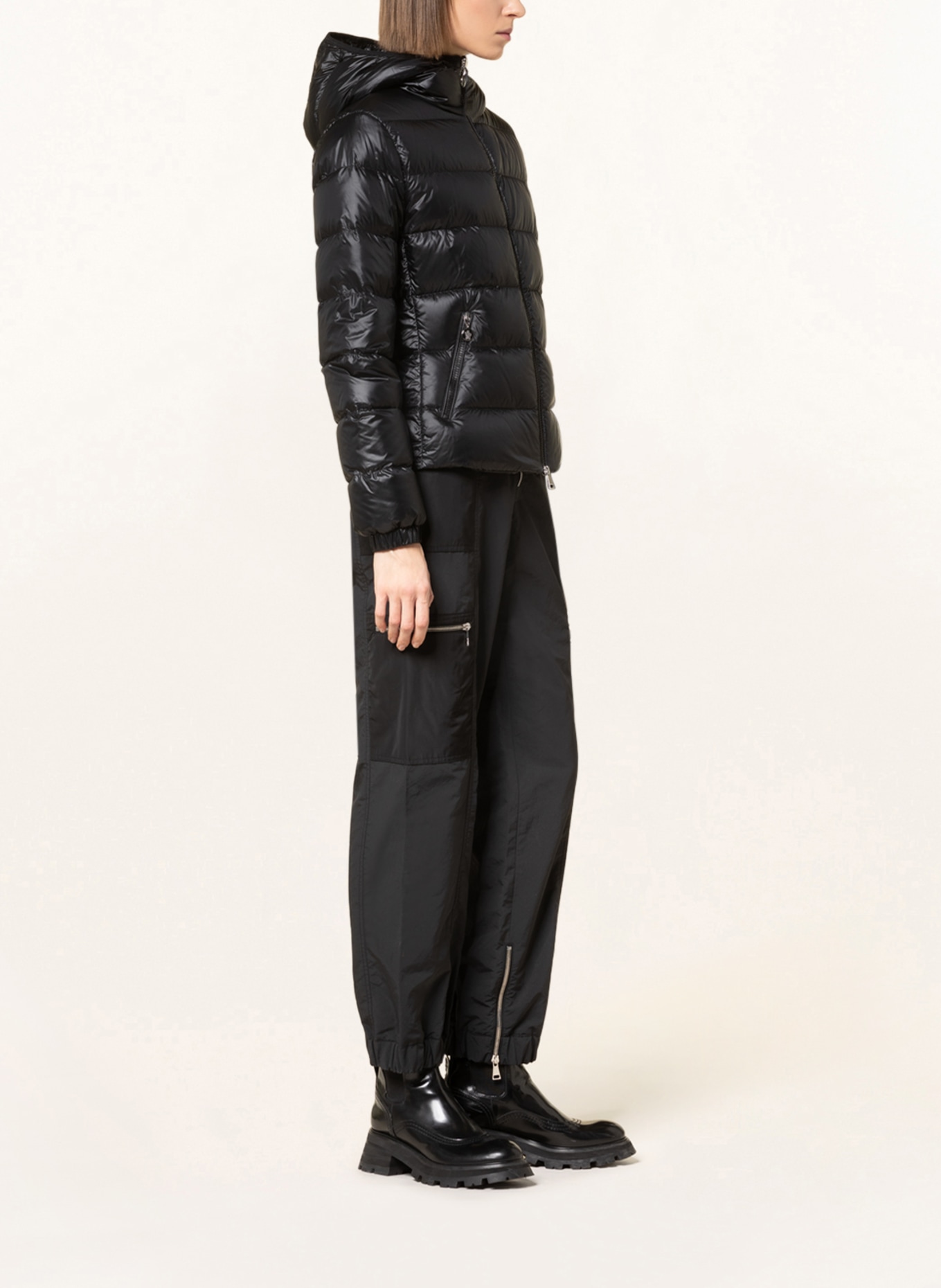 MONCLER Kurtka puchowa GLES: CZARNY