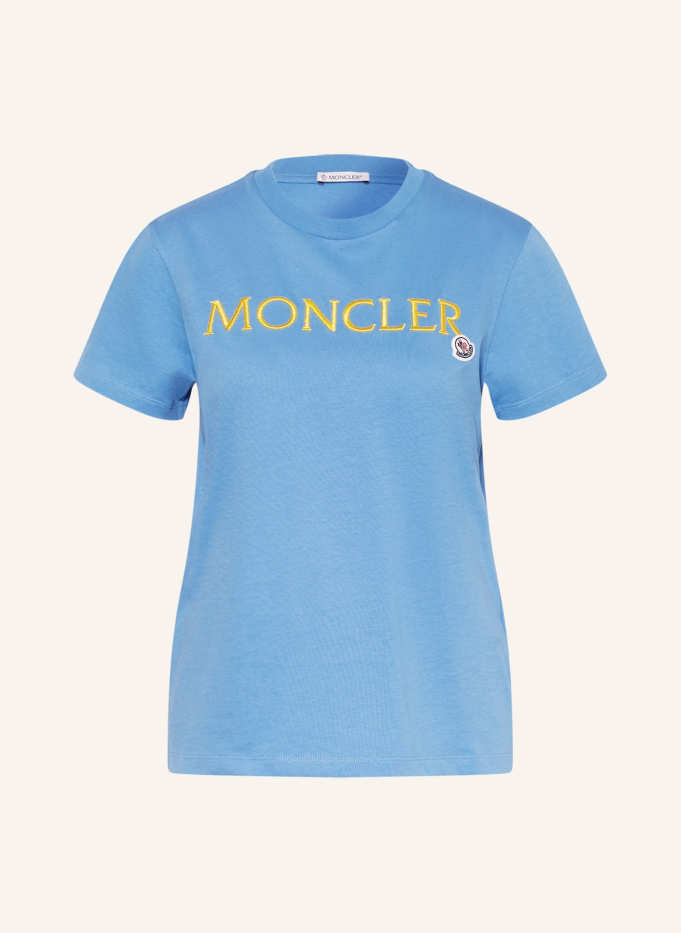 MONCLER T-shirt, Color: LIGHT BLUE (Image 1)