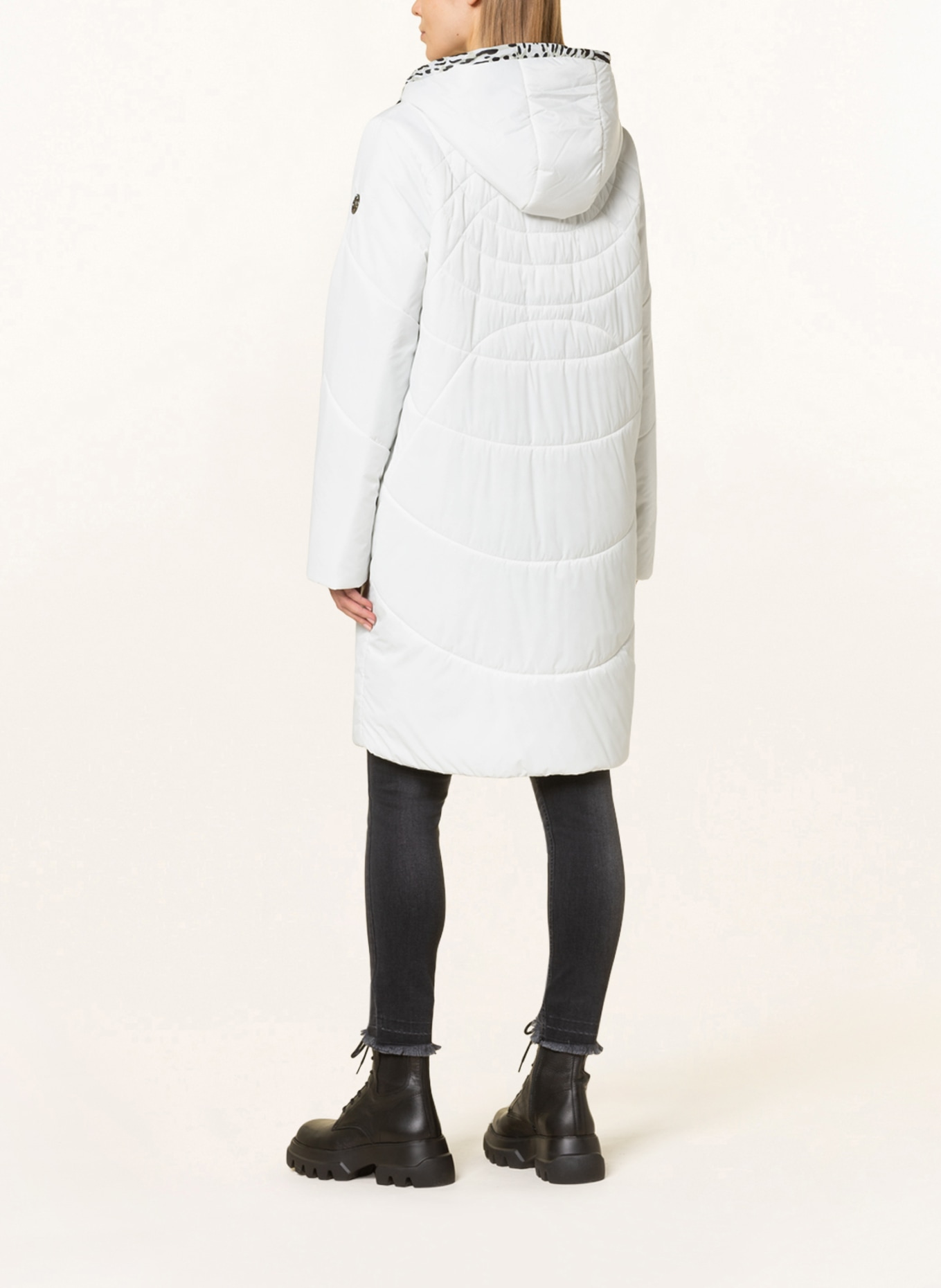 SPORTALM Reversible quilted coat, Color: WHITE (Image 4)