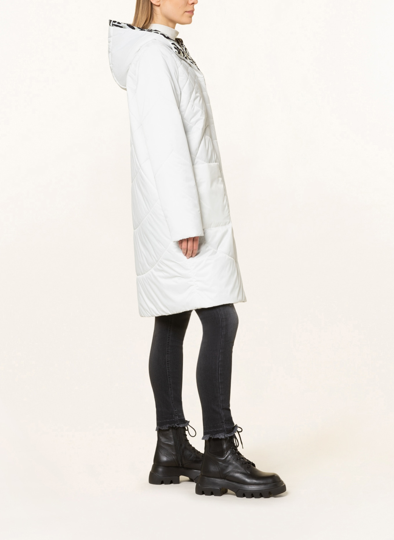 SPORTALM Reversible quilted coat, Color: WHITE (Image 5)