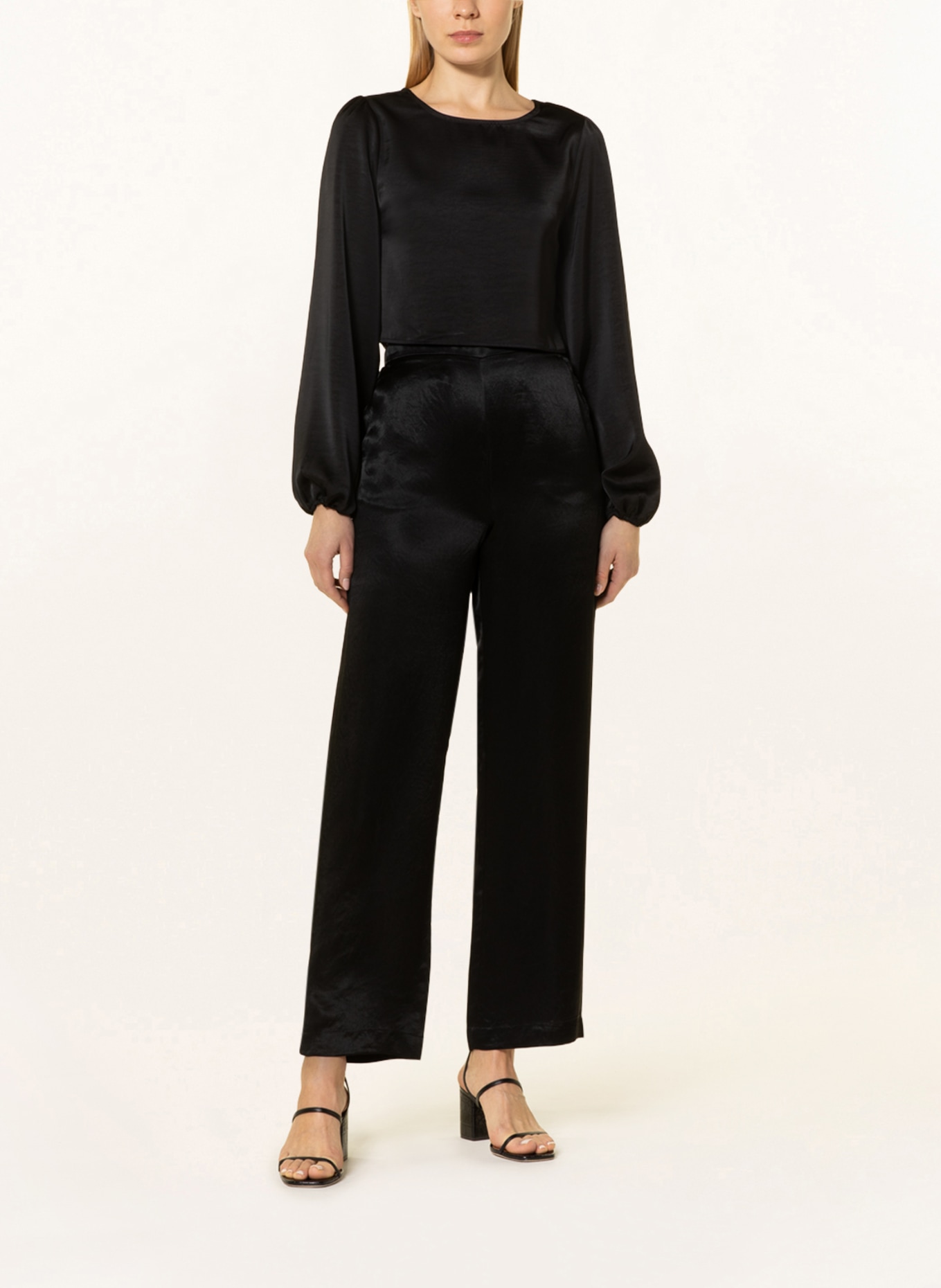 MaxMara LEISURE Wide leg trousers FISCIO , Color: BLACK (Image 2)