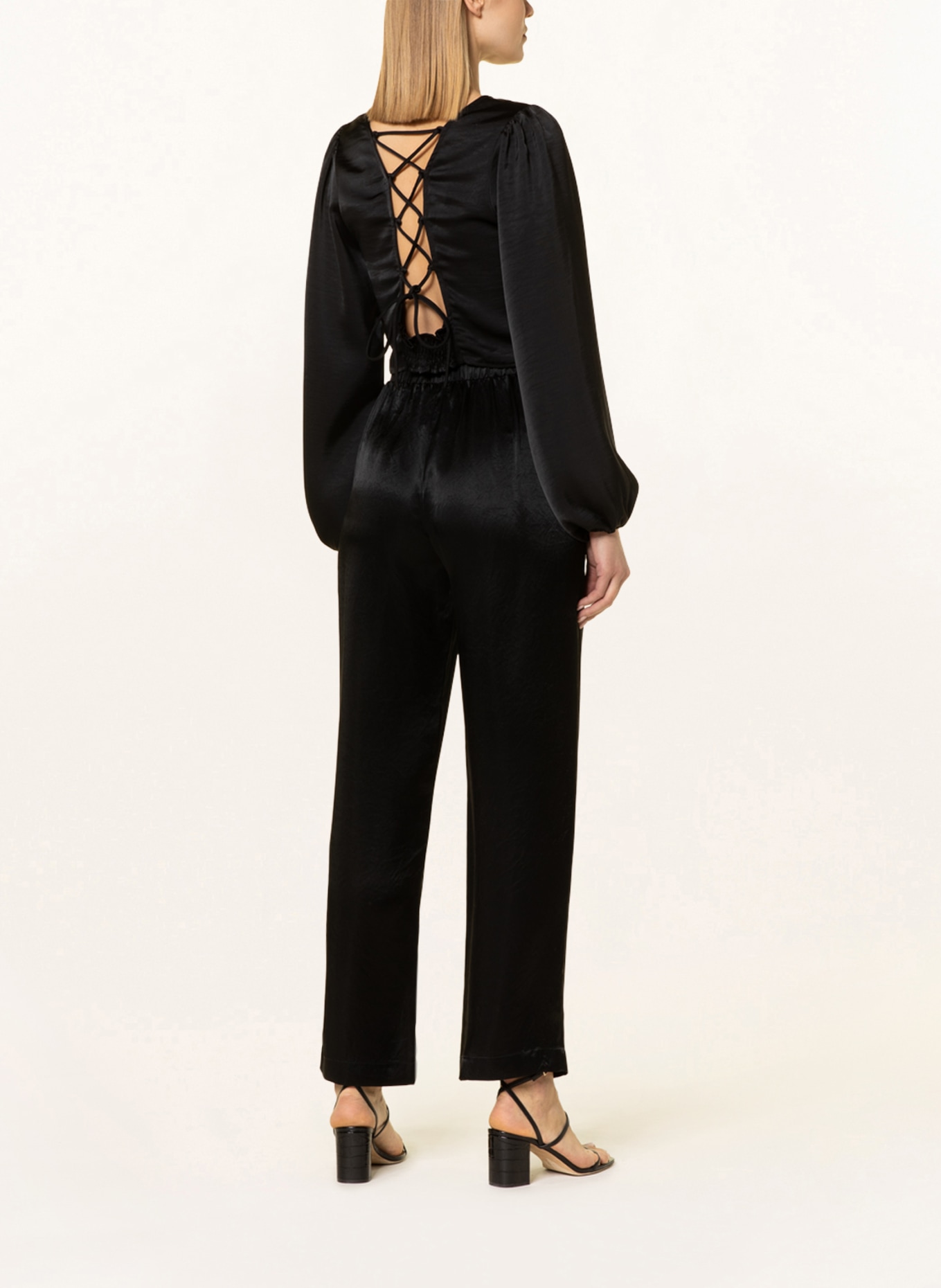 MaxMara LEISURE Wide leg trousers FISCIO , Color: BLACK (Image 3)