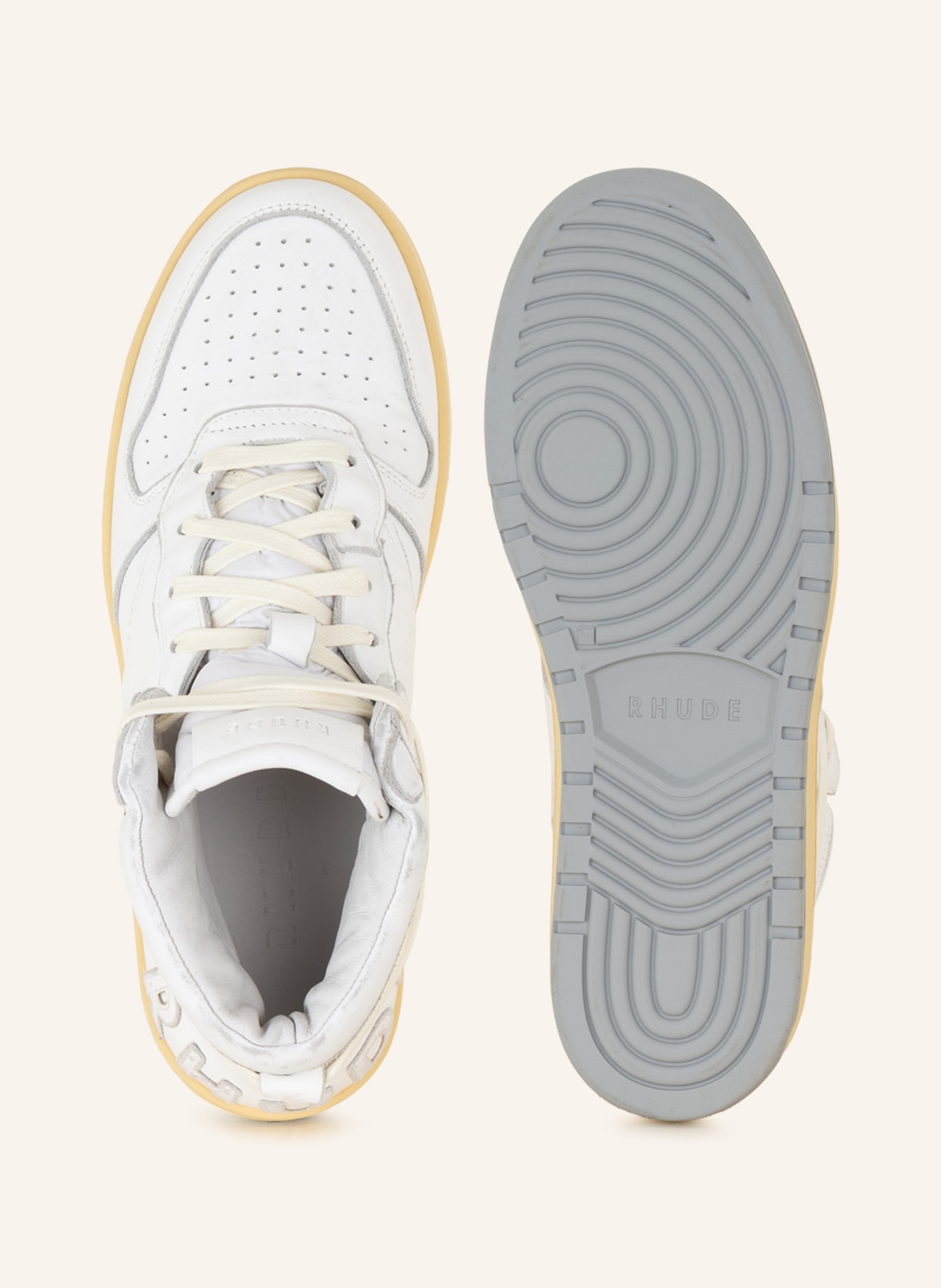 RHUDE Hightop-Sneaker RHECESS, Farbe: WEISS (Bild 5)