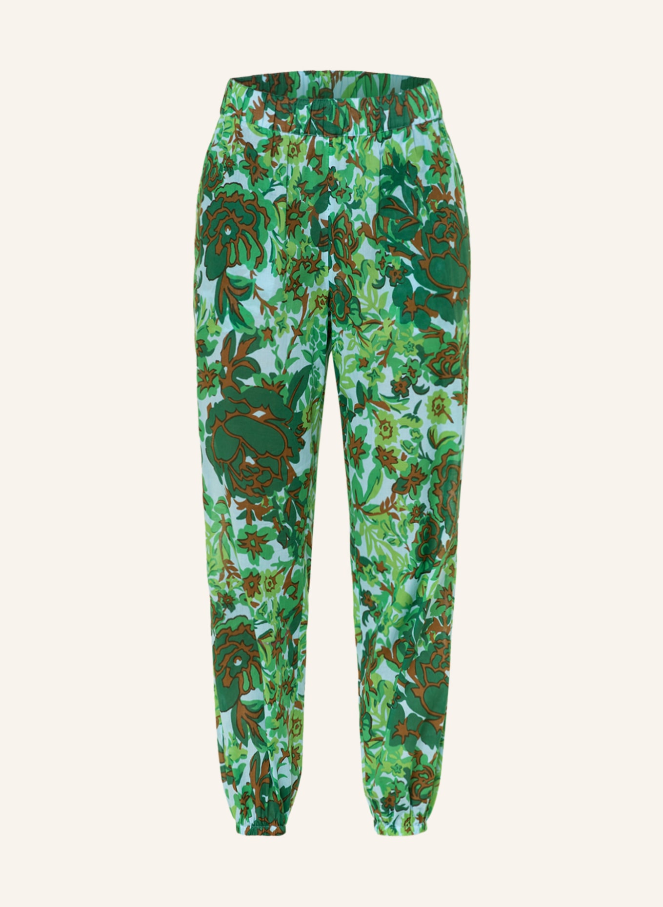 TORY BURCH Pants, Color: GREEN/ DARK GREEN/ LIGHT BLUE (Image 1)