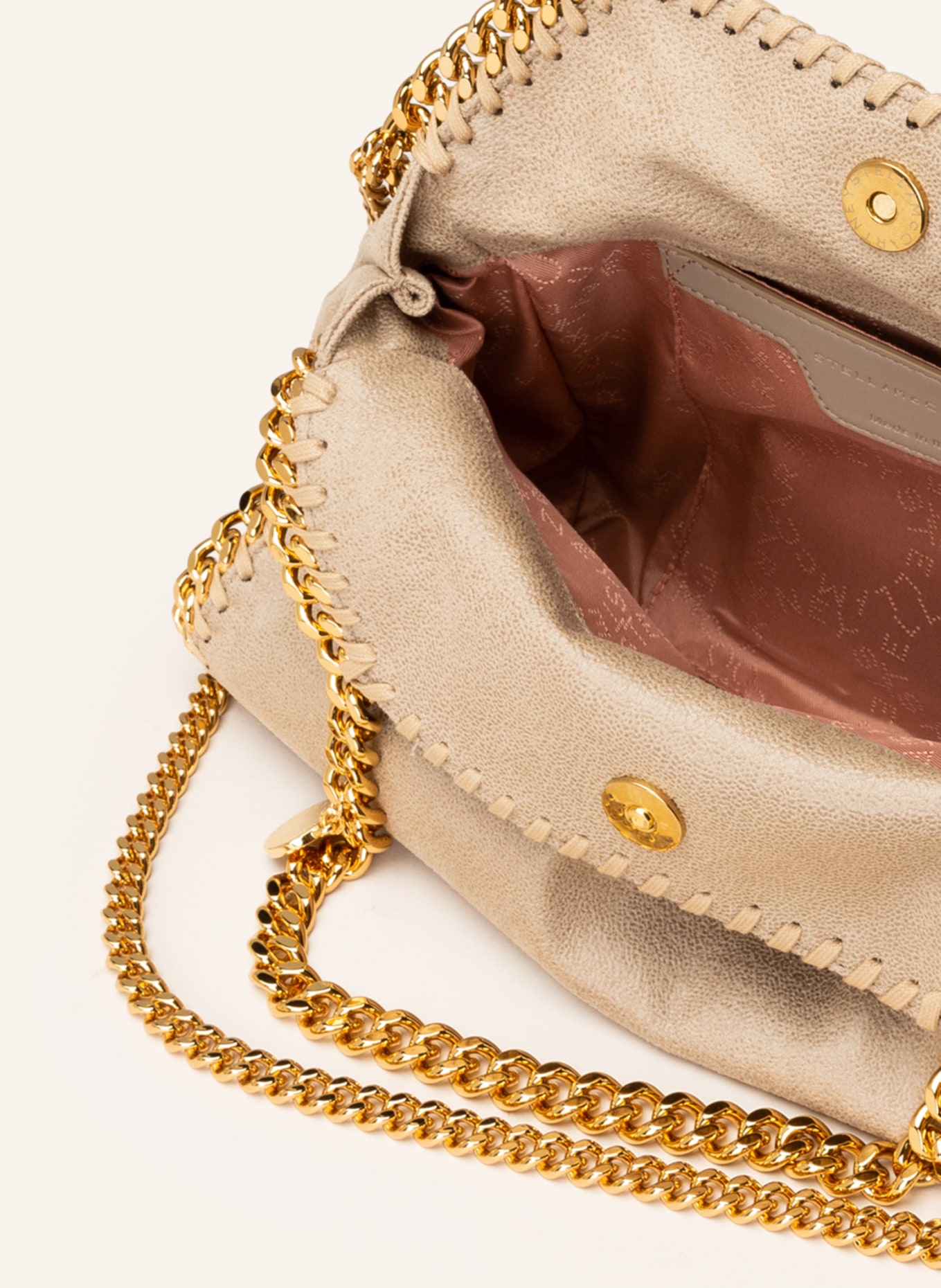 STELLA McCARTNEY Shopper FALABELLA: BEIGE