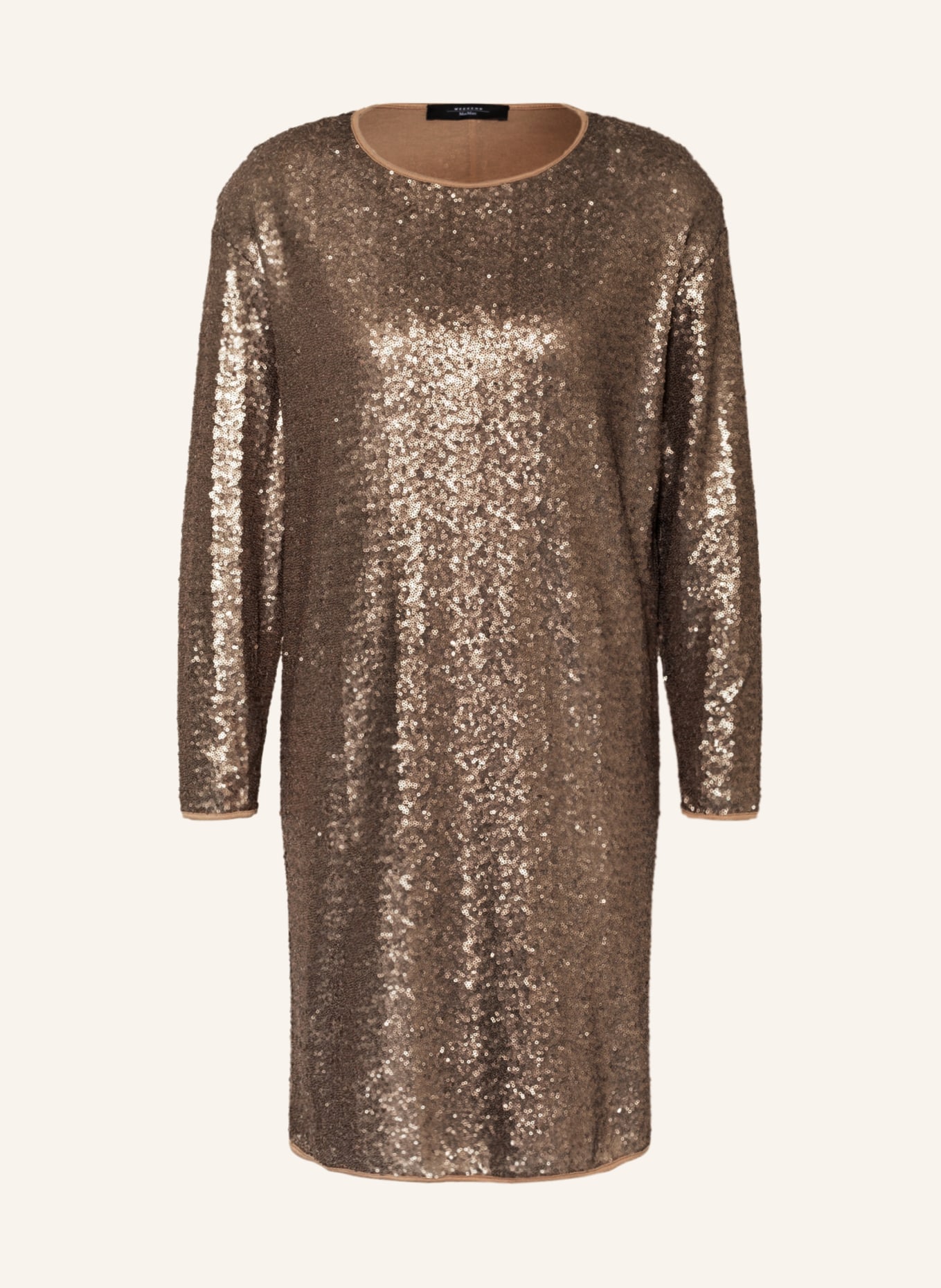 WEEKEND MaxMara Dress BREST with sequins, Color: CAMEL (Image 1)