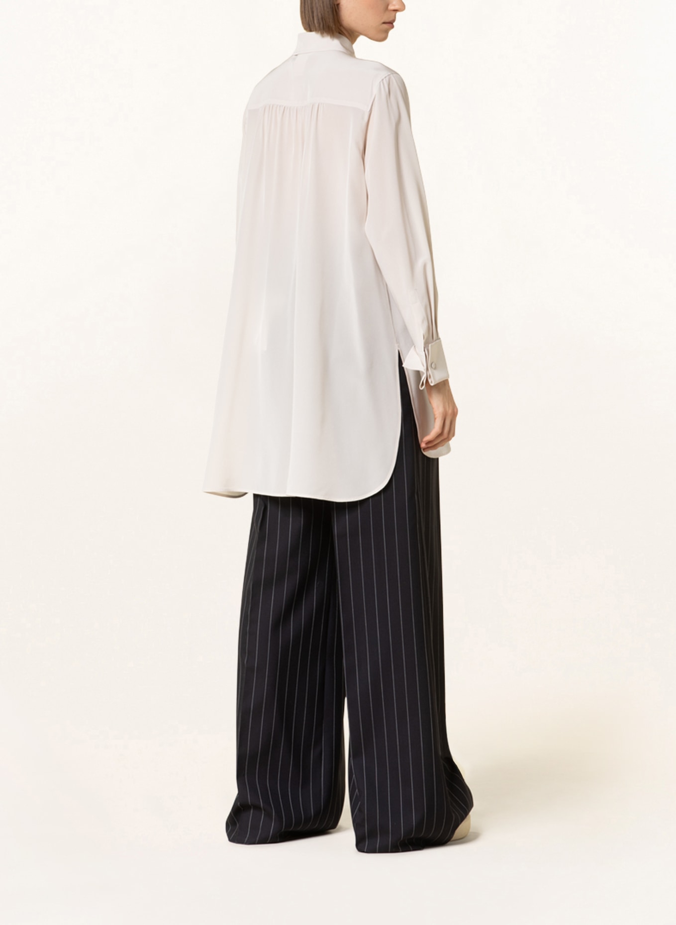 Max Mara Oversized shirt blouse DEBORAH made of silk , Color: CREAM (Image 3)