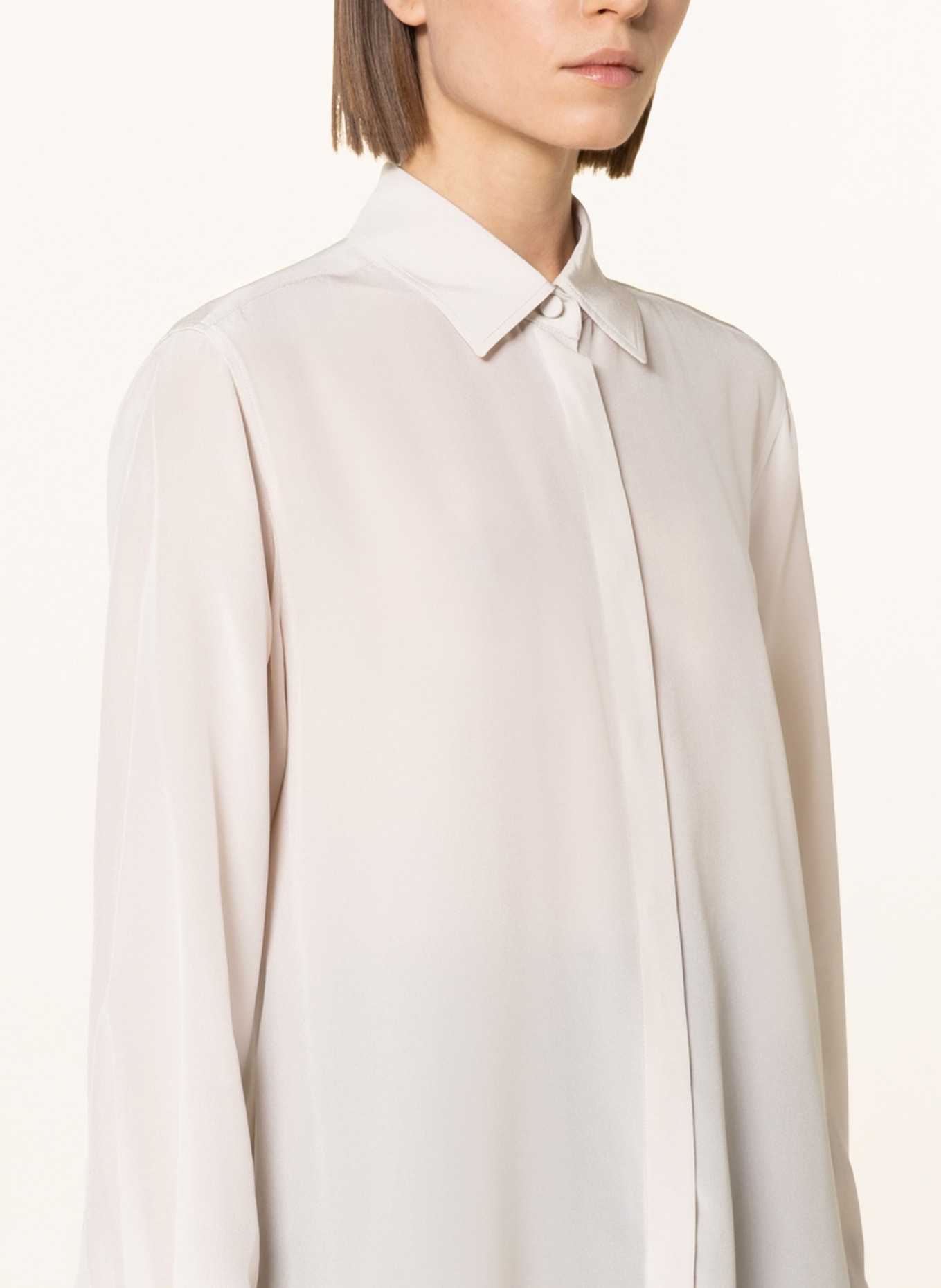 Max Mara Oversized shirt blouse DEBORAH made of silk , Color: CREAM (Image 4)
