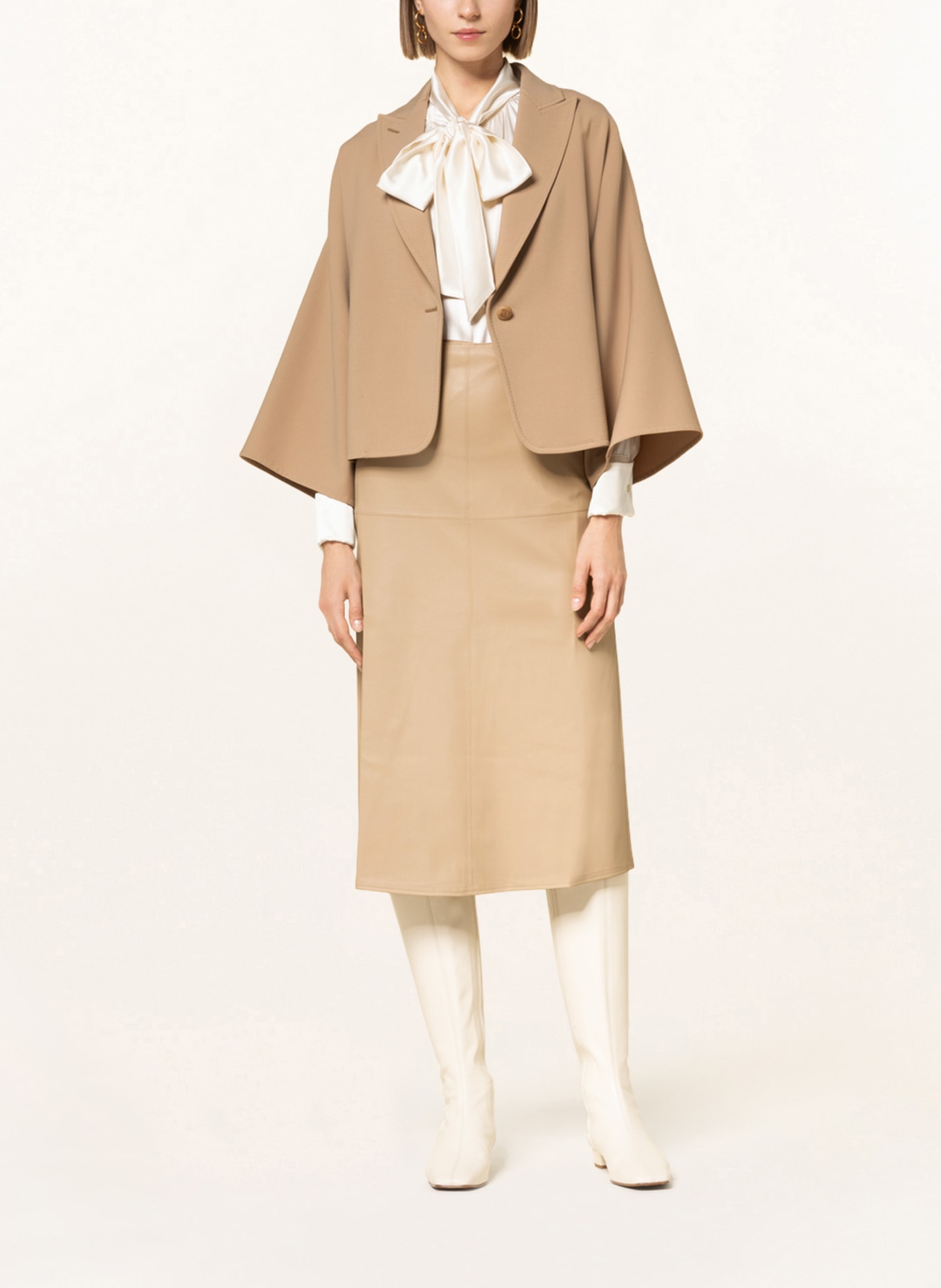 Max Mara Oversized blazer TORINO with 3/4 sleeve, Color: CAMEL (Image 2)