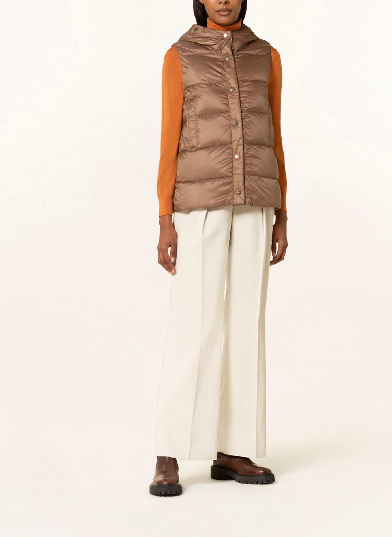 max mara padded vest