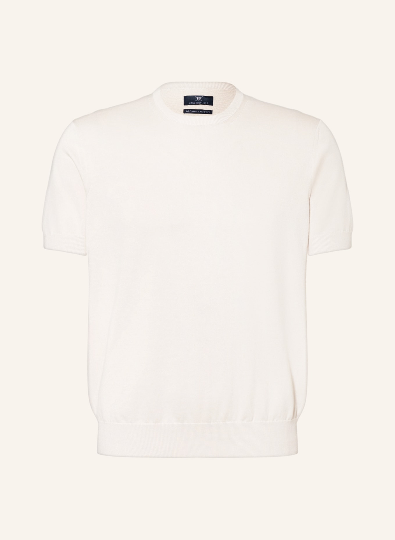 STROKESMAN'S Úpletové tričko , Barva: KRÉMOVÁ (Obrázek 1)