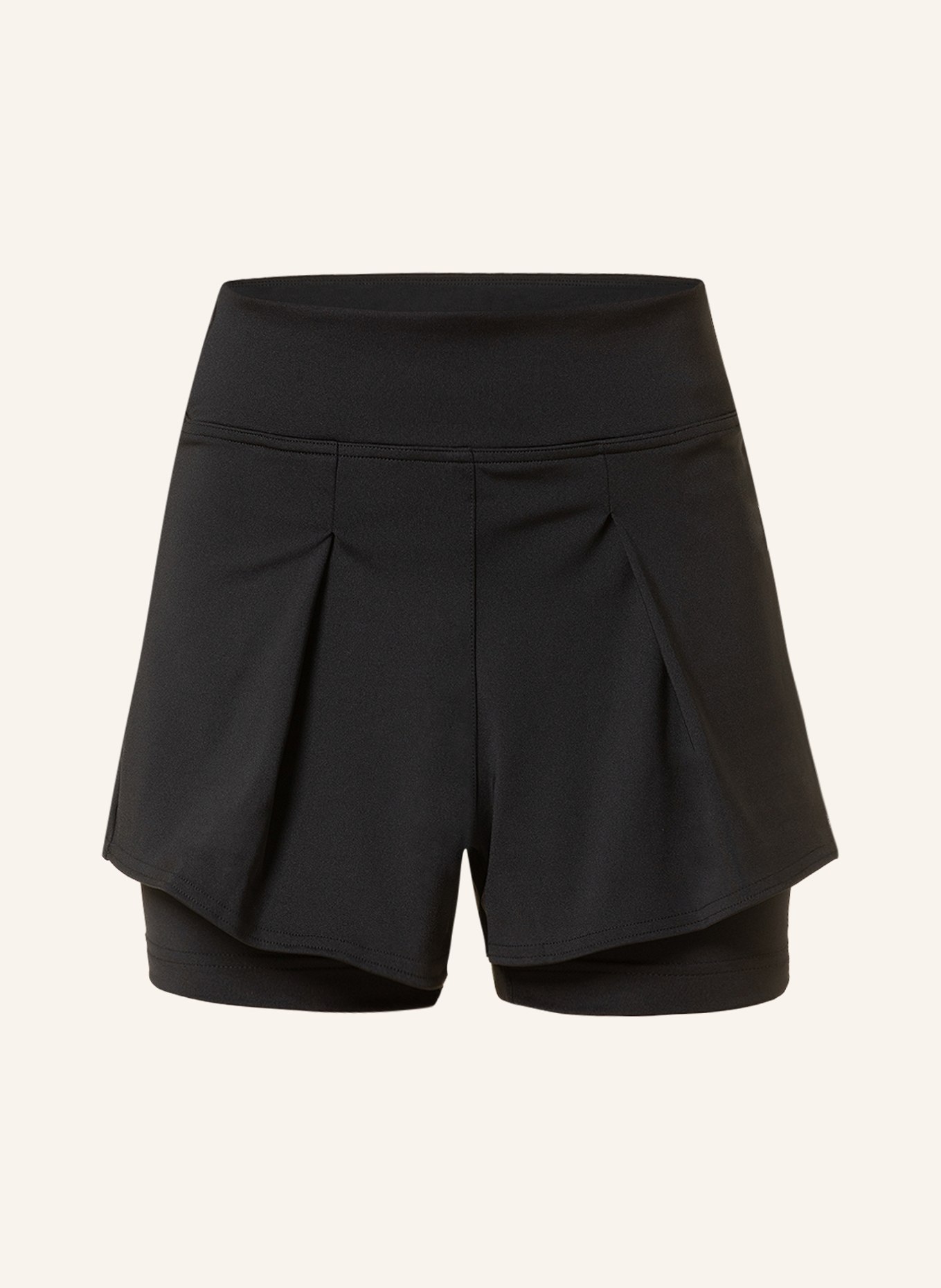 adidas 2-in-1 tennis shorts, Color: BLACK (Image 1)