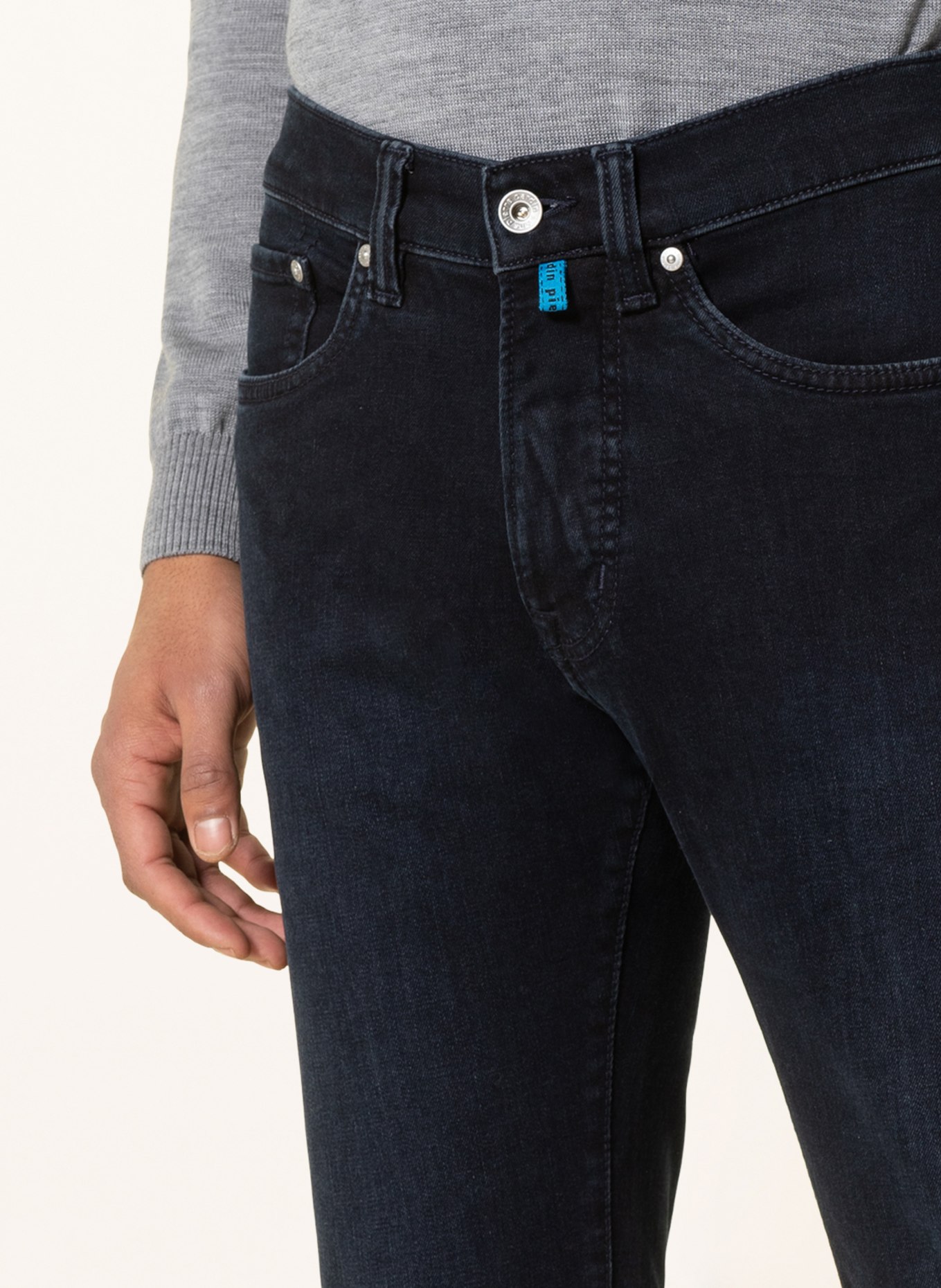 pierre cardin Jeans ANTIBES slim fit , Color: 6802 blue/black used (Image 5)