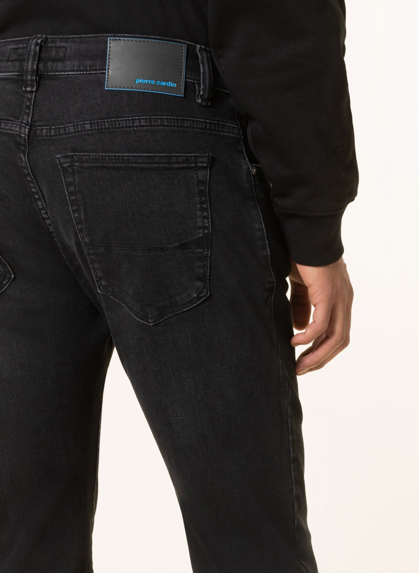 pierre cardin Jeans ANTIBES slim fit, Color: 9802 black black used (Image 5)