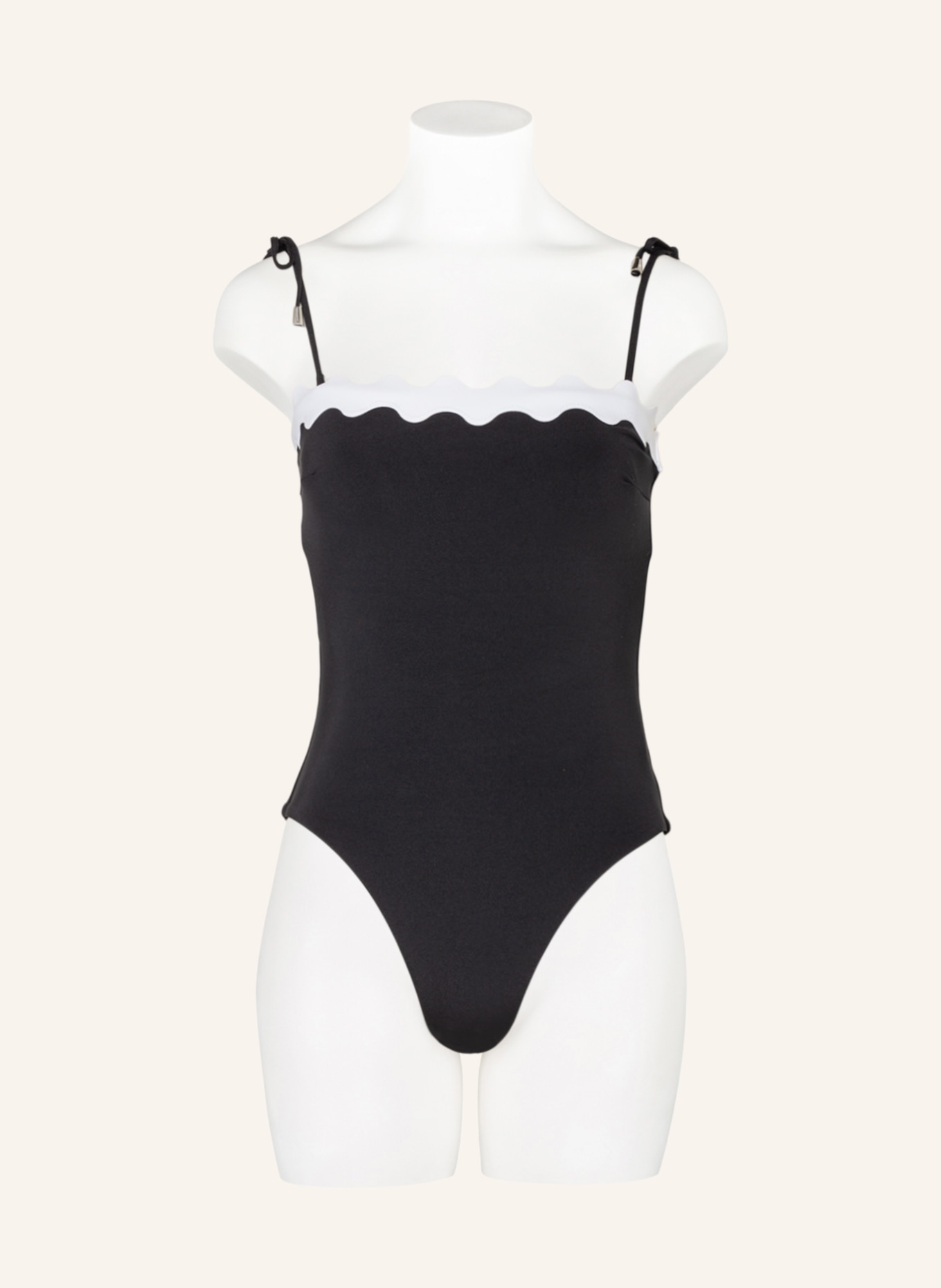 SEAFOLLY Bandeau-Badeanzug GIA: SCHWARZ