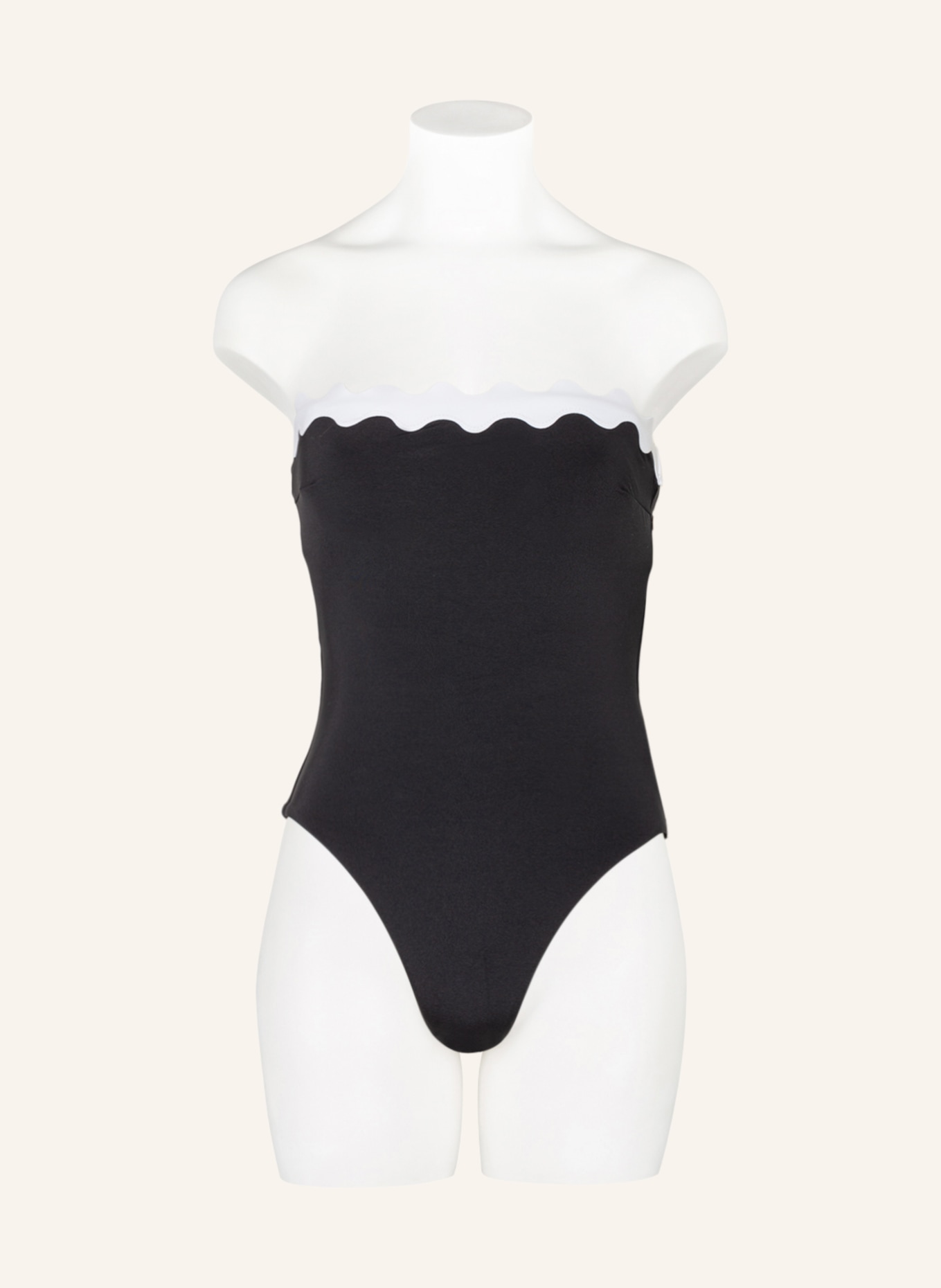 SEAFOLLY Bandeau-Badeanzug GIA: SCHWARZ