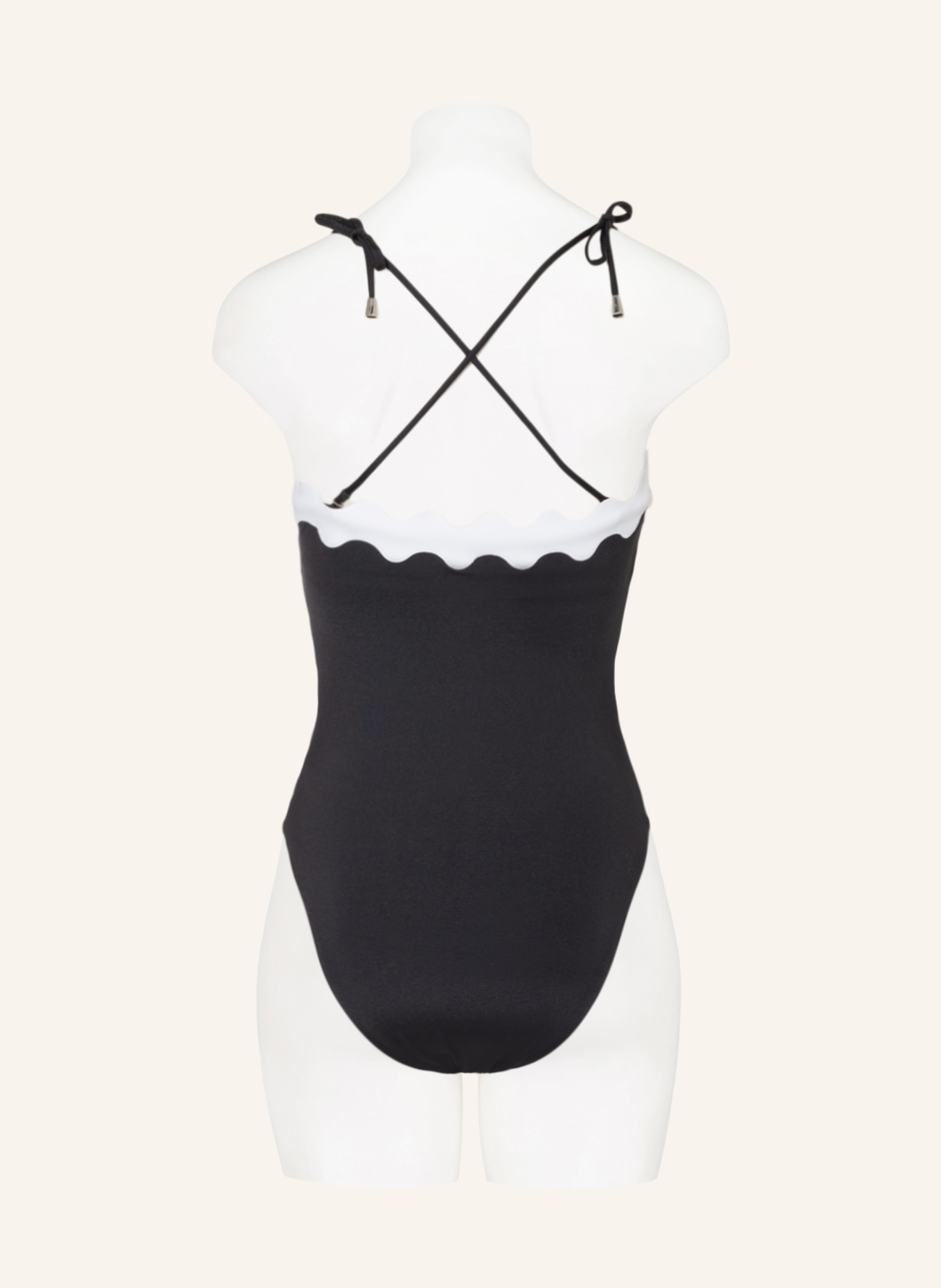 SEAFOLLY Bandeau-Badeanzug GIA: SCHWARZ