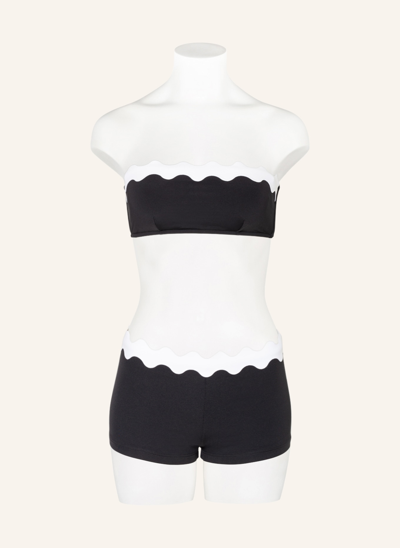 SEAFOLLY Bandeau bikini top TOP GIA , Color: BLACK (Image 4)
