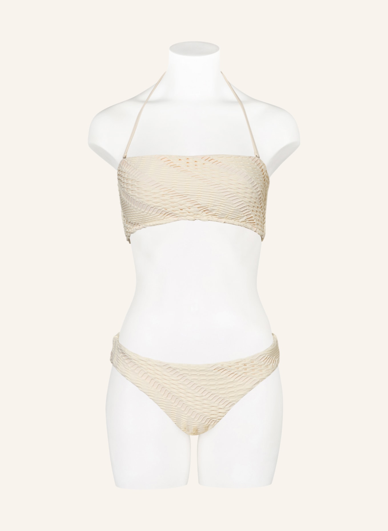 SEAFOLLY Bandeau bikini top MARRAKESH , Color: ECRU (Image 4)