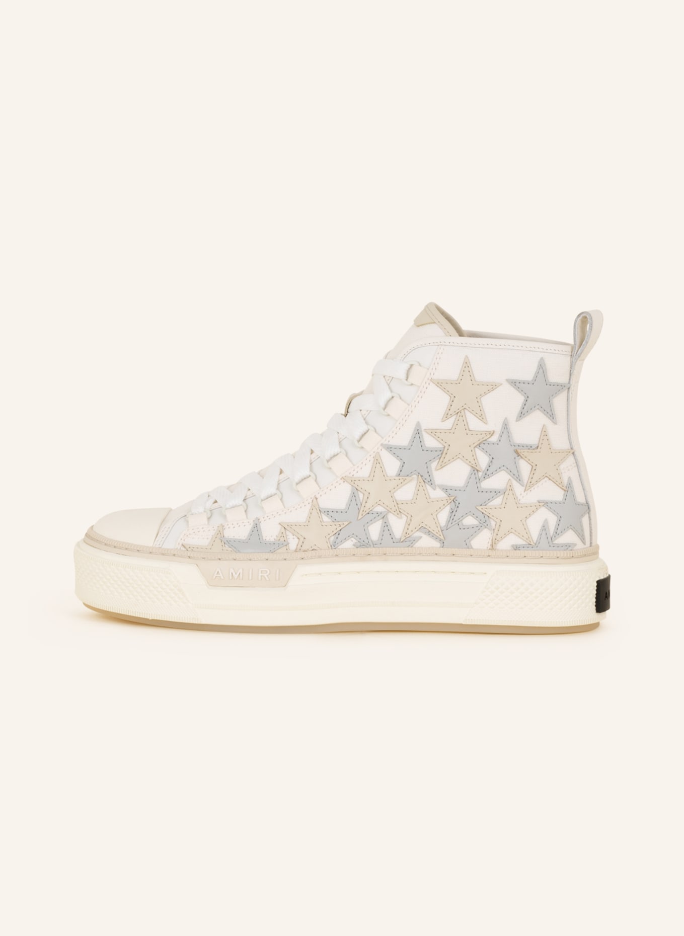 AMIRI Hightop-Sneaker STARS COURT, Farbe: WEISS/ GRAU (Bild 4)
