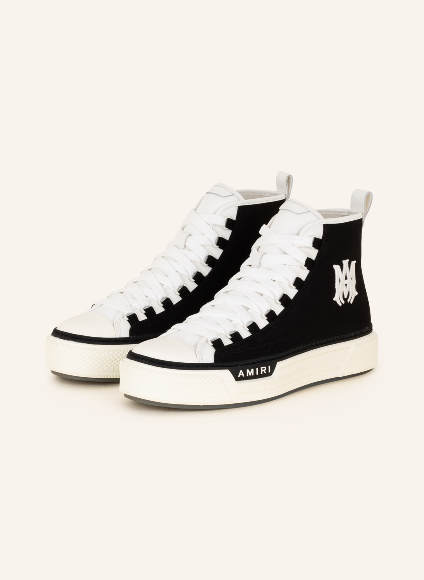 AMIRI High-top sneakers COURT, Color: BLACK/ WHITE (Image 1)