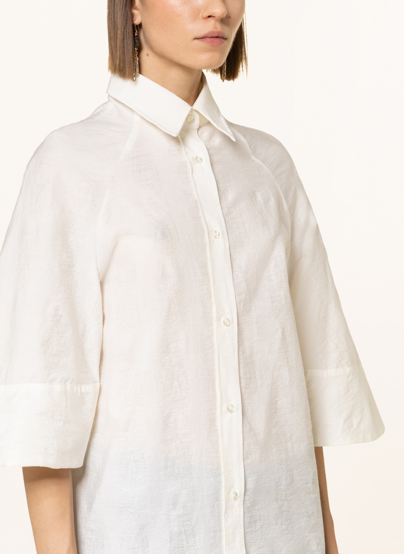 ETRO Shirt blouse with 3/4 sleeves , Color: WHITE (Image 4)