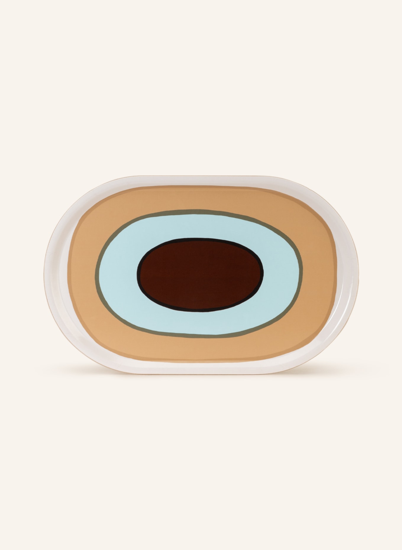 marimekko Tablett MELOONI, Farbe: CREME/ BEIGE/ MINT (Bild 1)