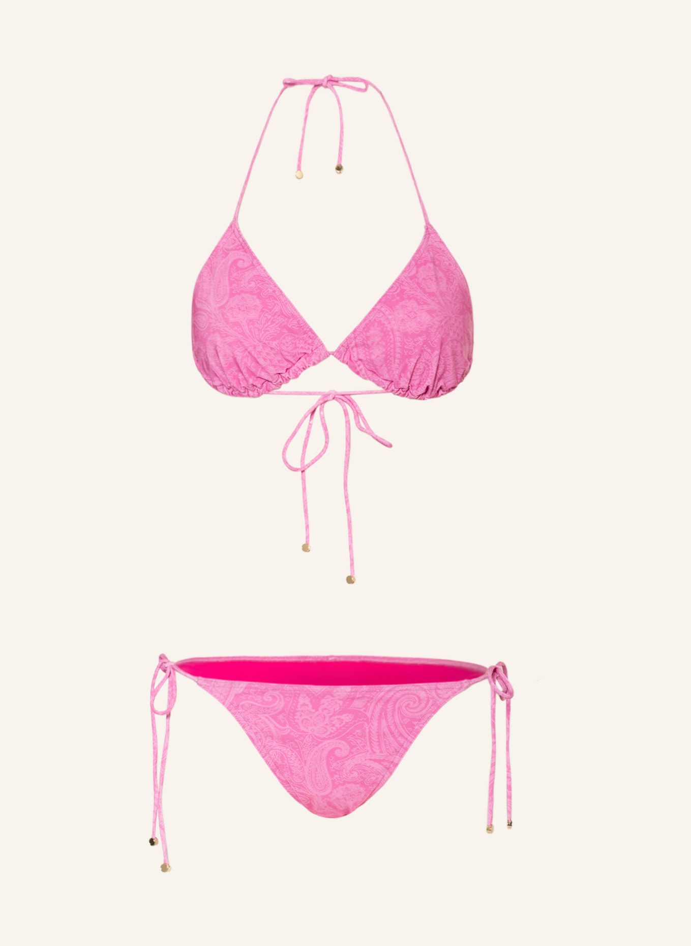 ETRO Triangel-Bikini, Farbe: ROSA/ HELLROSA (Bild 1)